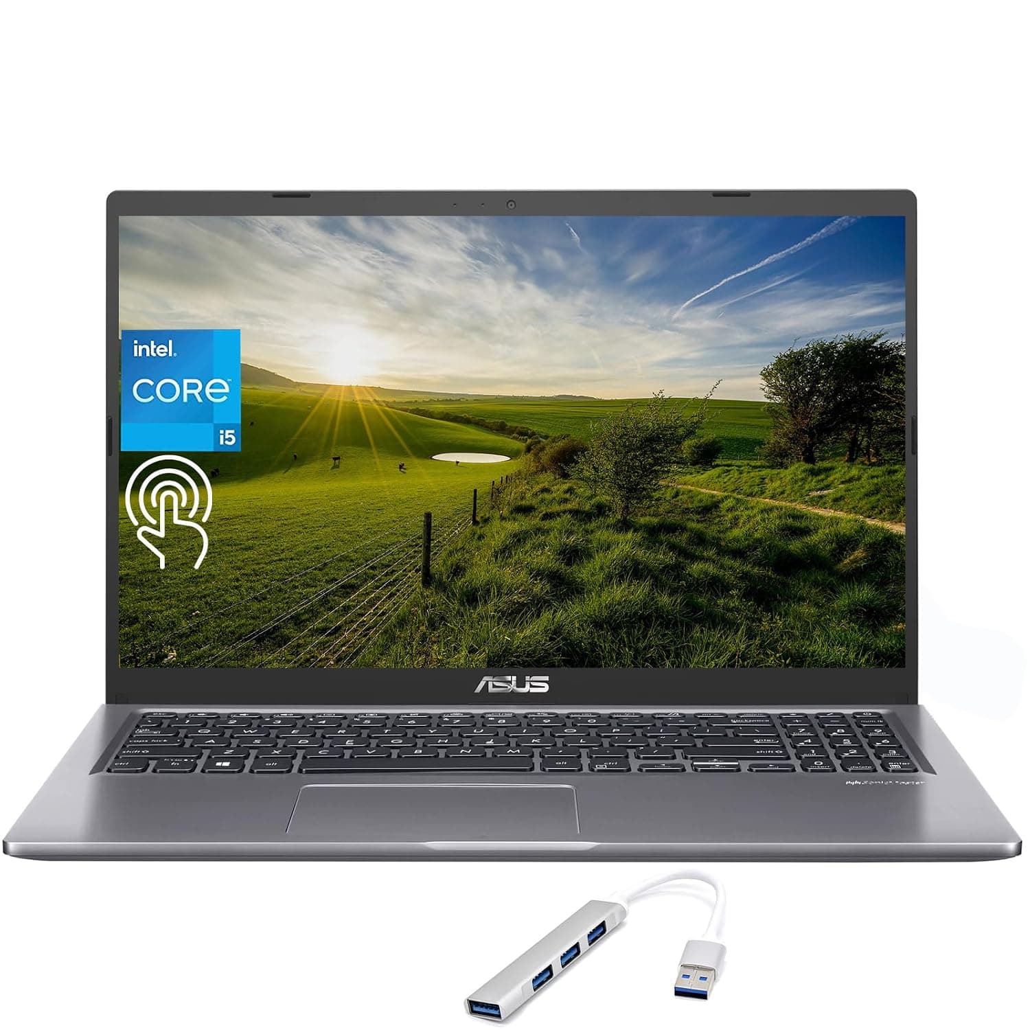 ASUS Vivobook 15 Laptop 2024 Newest, 15.6 inch FHD Touchscreen, Intel Core i5 1135G7 (Beat i7-1065G7), 20GB RAM, 1TB SSD, Intel Iris Xe graphics, Bluetooth, keyboard