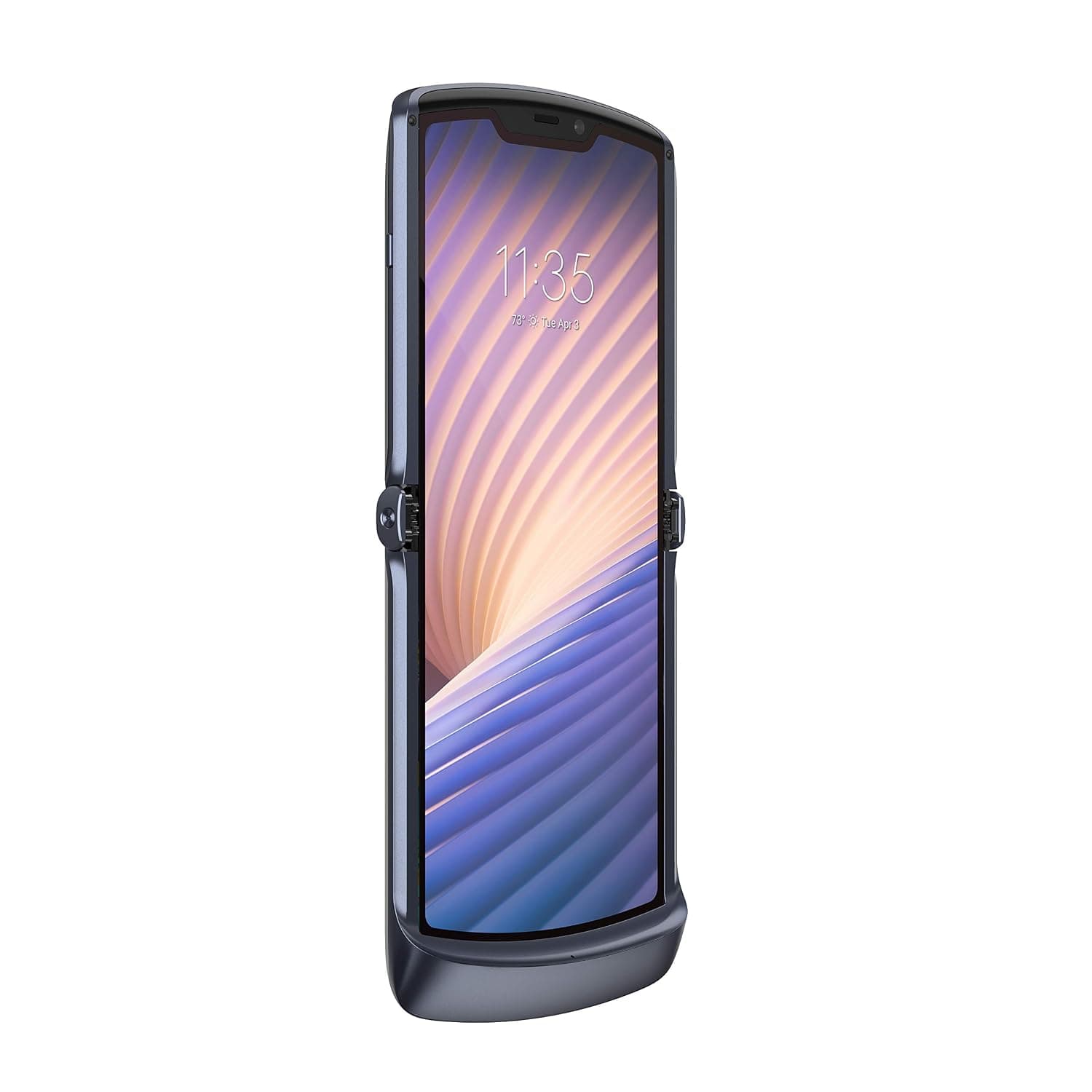 Motorola razr 5G dual SIM Smartphone (6.2 Inch HD pOLED Display/External 2.7 Inch gOLED display, 48 MP Quad-pixel Camera, 256 GB/8 GB, Android 10) Polished Graphite