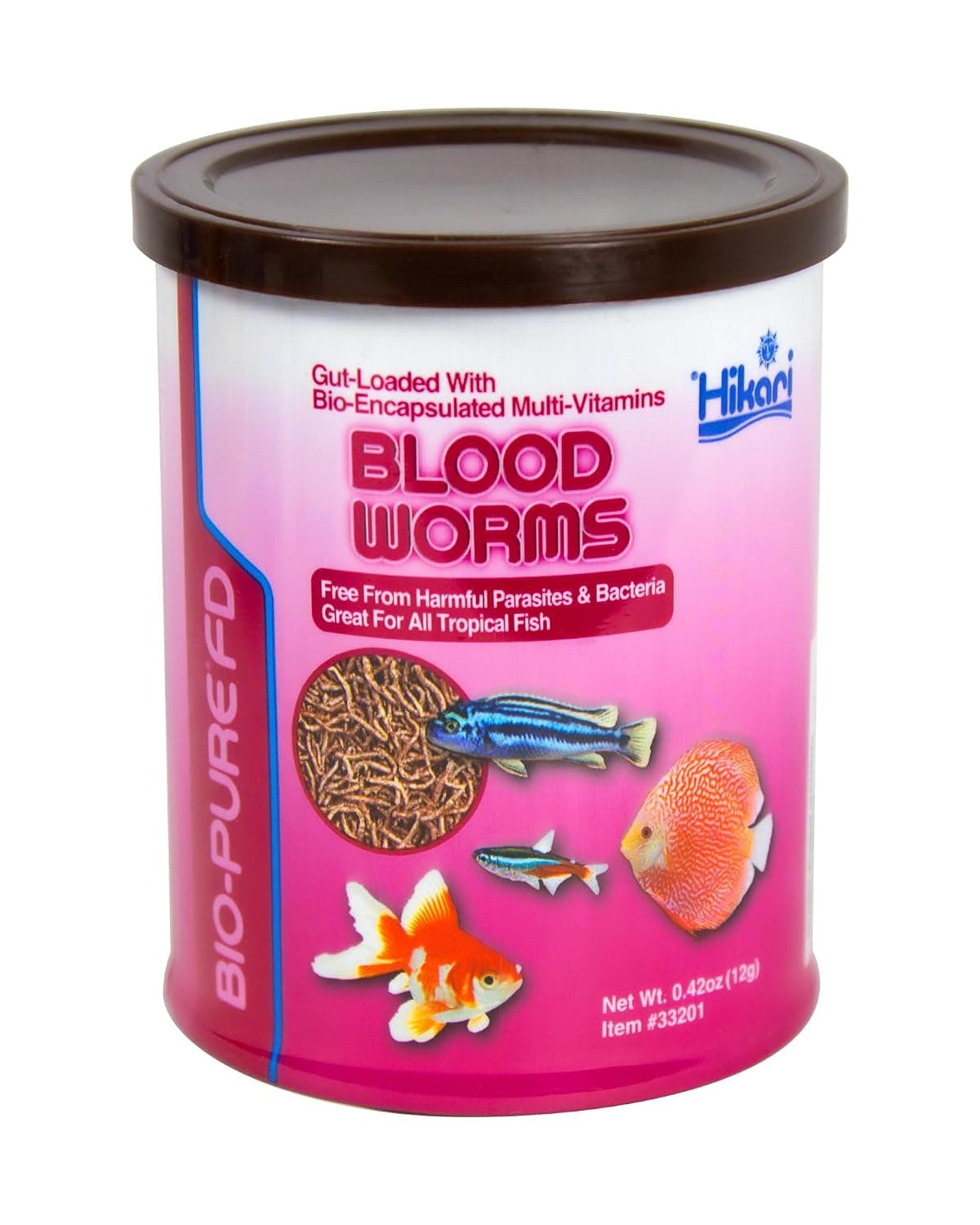Hikari commercial blood worms 0.42 Ounces - 33201