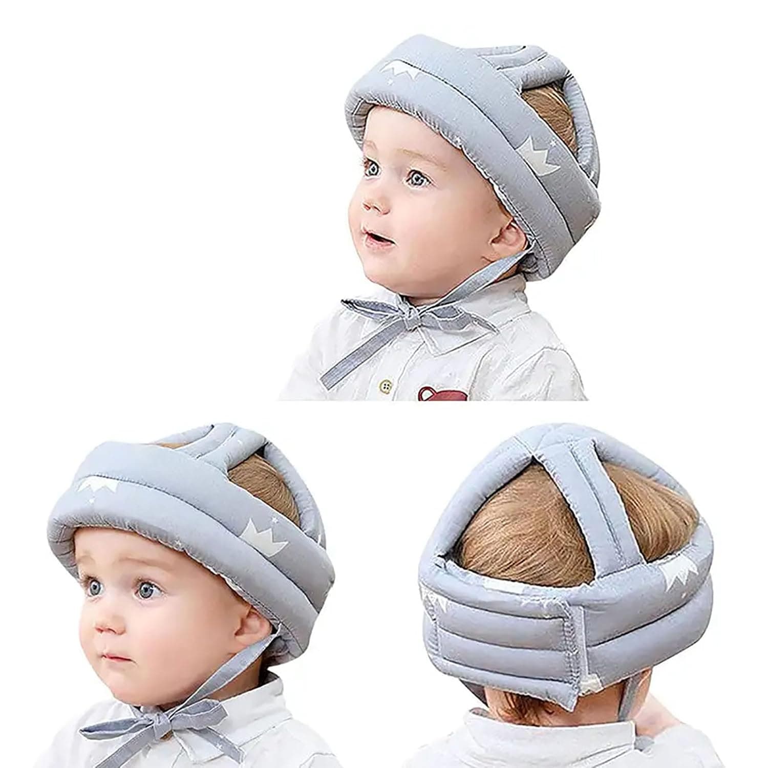 Baby Helmet Child Safety Helmet Adjustable Protective Cap For Crawling Walking and Head Protection