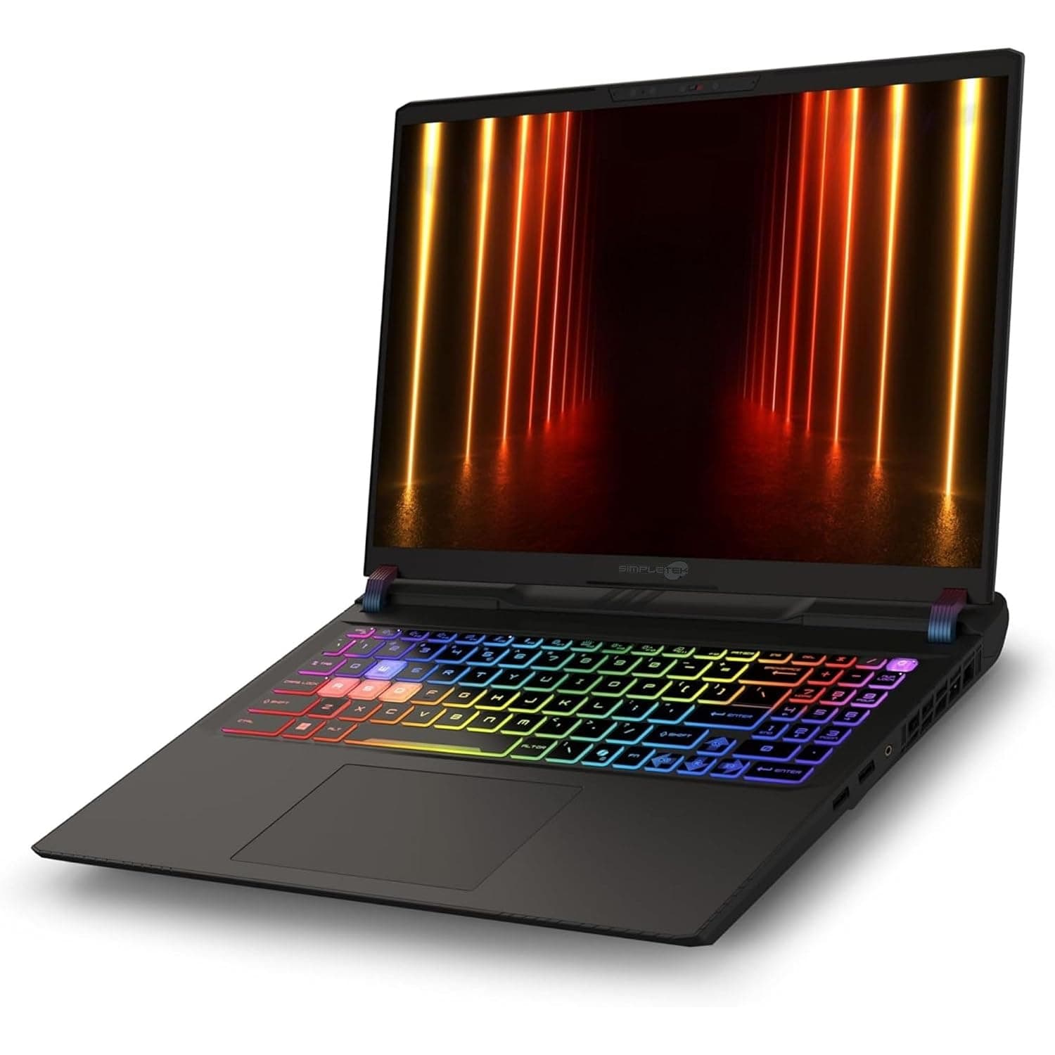 SIMPLETEK - 16" QHD+ 240Hz Gaming Laptop | U9 32GB 1TB | RTX 5070Ti 12GB | Ultra 9 275HX, DDR5 RAM, GDDR7 GPU, 2560x1600, Bluetooth 5.4, Wi-Fi 7, RGB Keyboard 24 IT Zones, Windows 11 Home