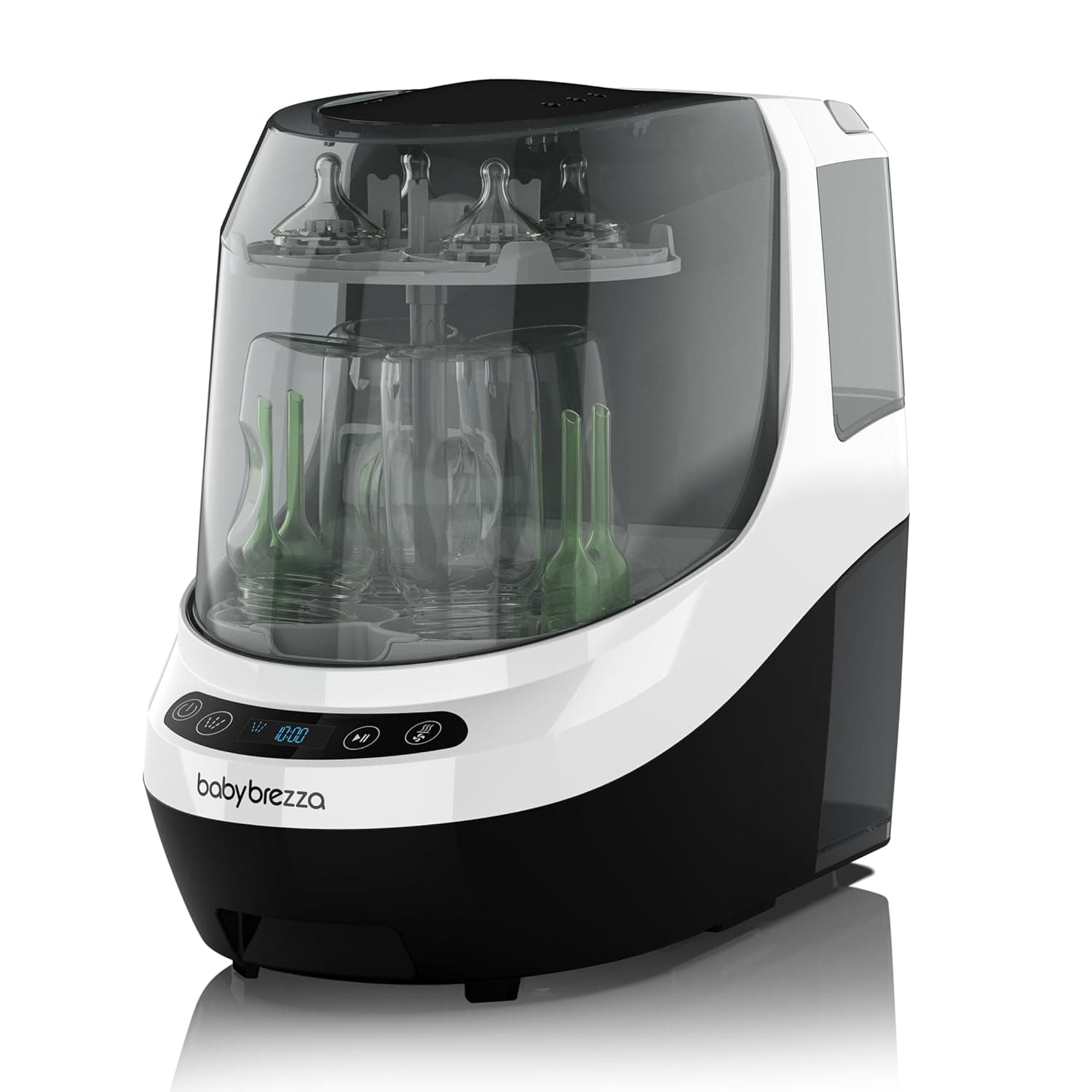 Baby Brezza Bottle Washer Pro - Baby Bottle Washer, Sterilizer + Dryer - All in One Machine Cleans Bottles, Pump Parts, & Sippy Cups - Replaces Hand Washing, Bottle Brushes and Drying Racks