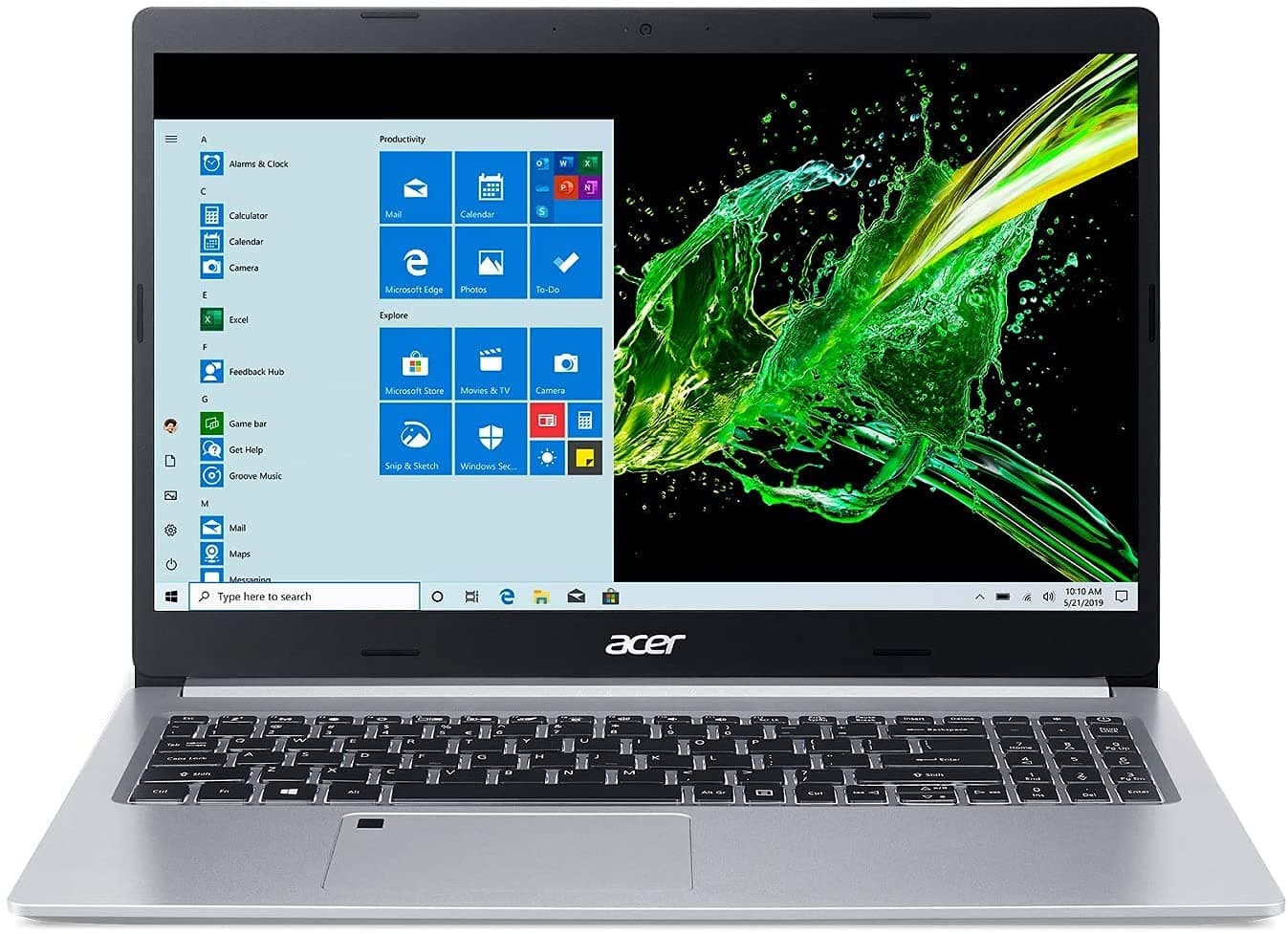 Acer Aspire 5 15.6" FHD IPS Display, 11th Gen Intel 4-Core i5-1135G7, 12GB DDR4, 512GB NVMe SSD, WiFi 6 AX201, Bluetooth 5, Fingerprint Reader, Backlit Keyboard, Webcam, HDMI, Windows 10, TWE Bundle