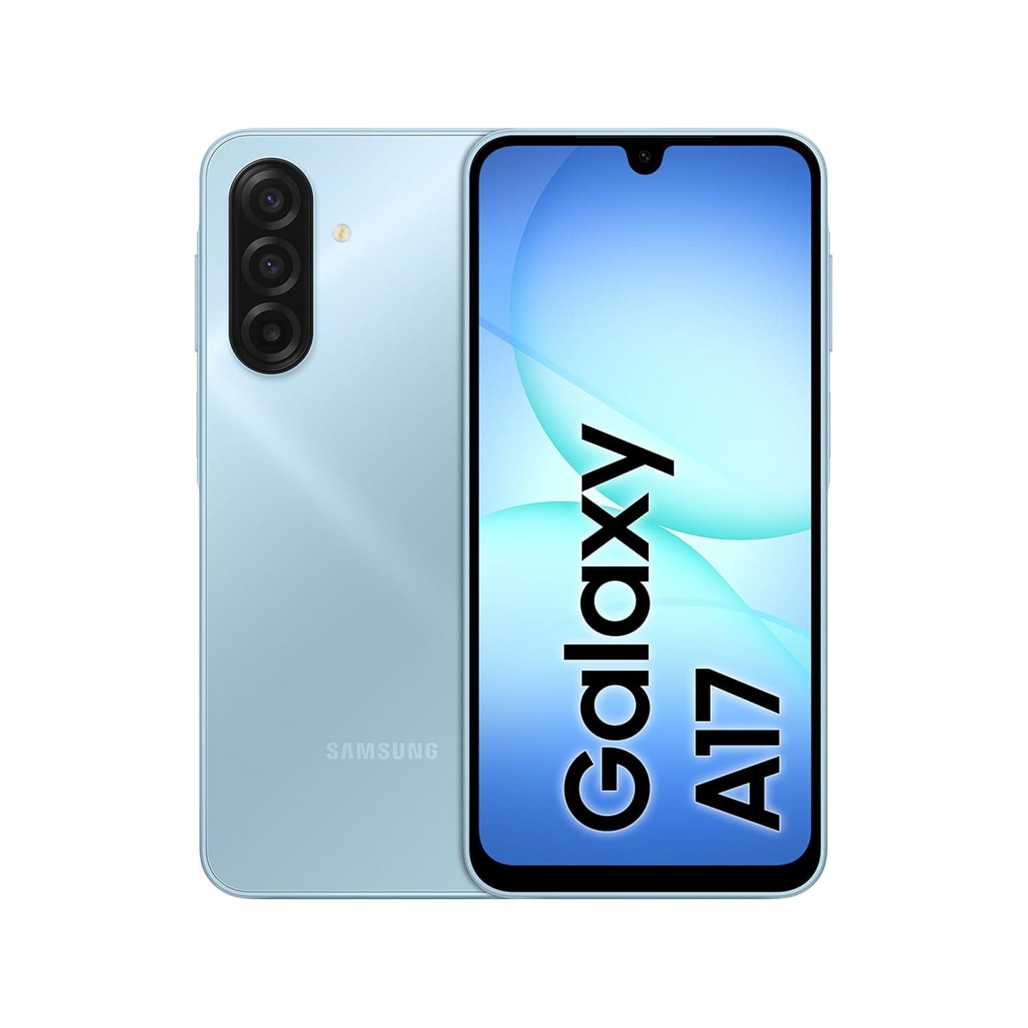 Samsung Galaxy A17 LTE Android Smartphone, 256GB Storage, 8GB RAM, Blue, 6x OS Upgrades, Big Screen, 50MP OIS Camera (BAE Version)