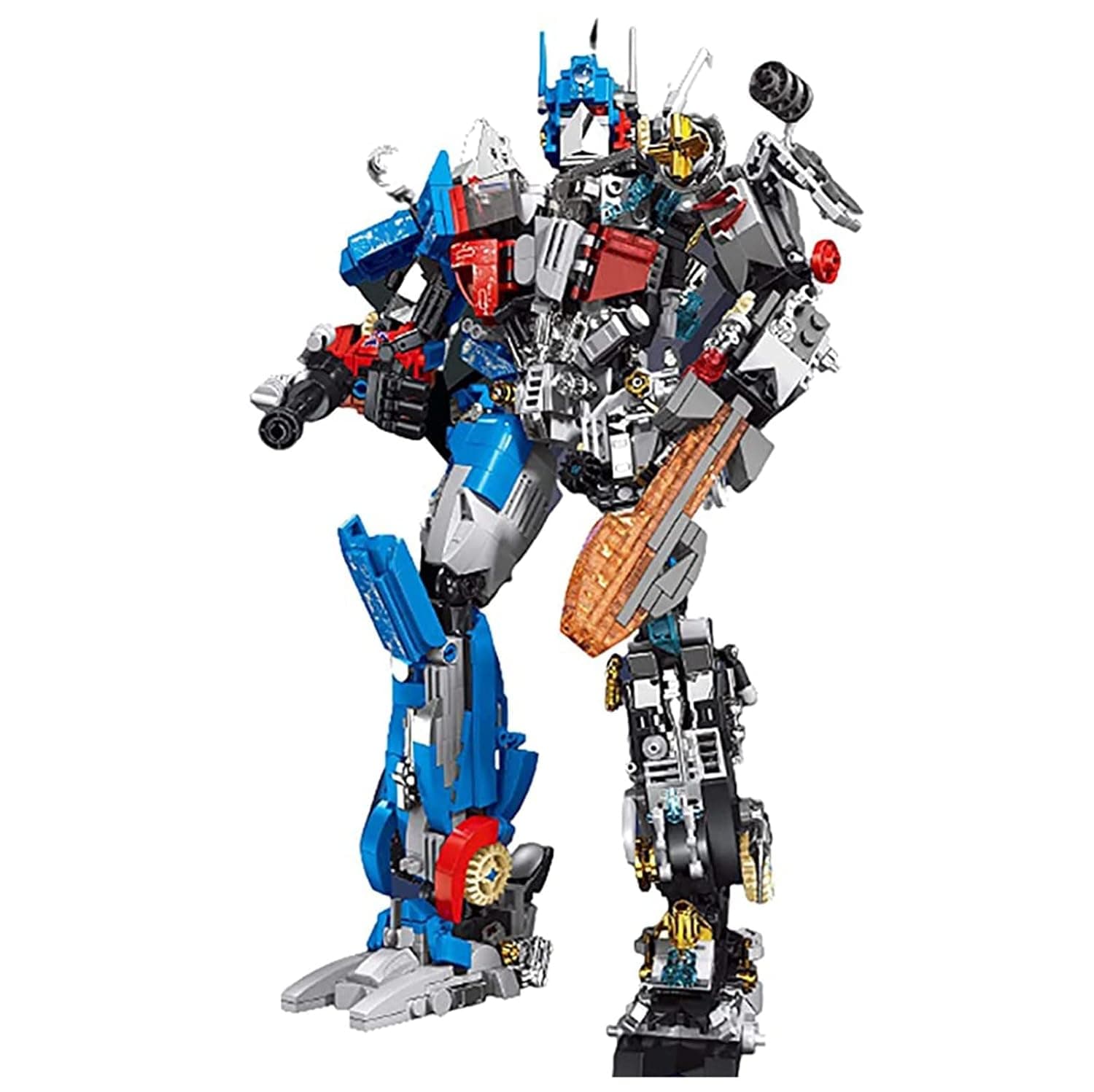 Robot Building Set,Stem Building Block Toys for Kids,Transforming Robot Mecha Model 1586/1557pcs DIY Creative Construction Collectible Gifts for Ages 6 + Years 1557 PCS (Size : 1557 PCS)