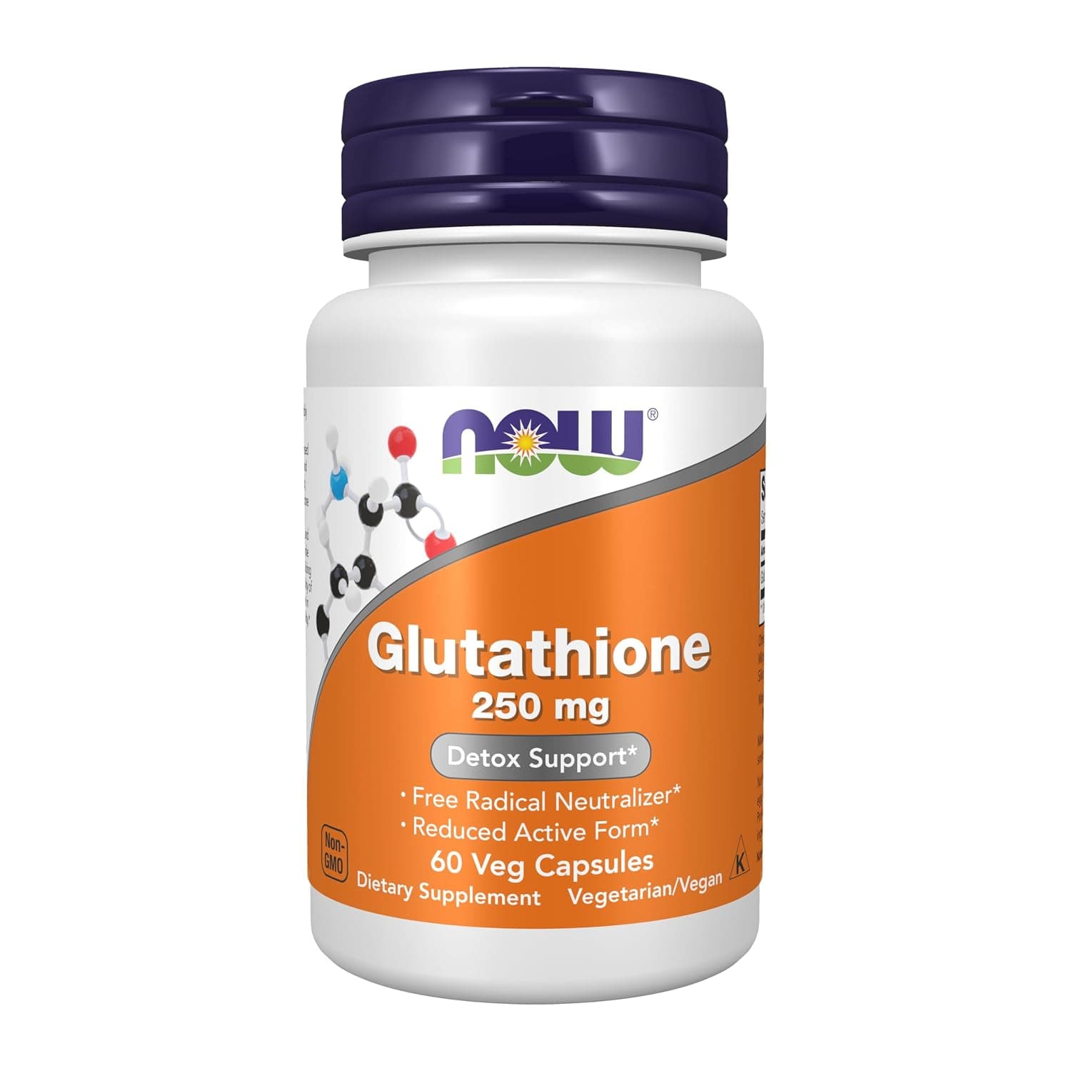 Now Foods, Glutathione, 250 mg, 60 Veg Capsules