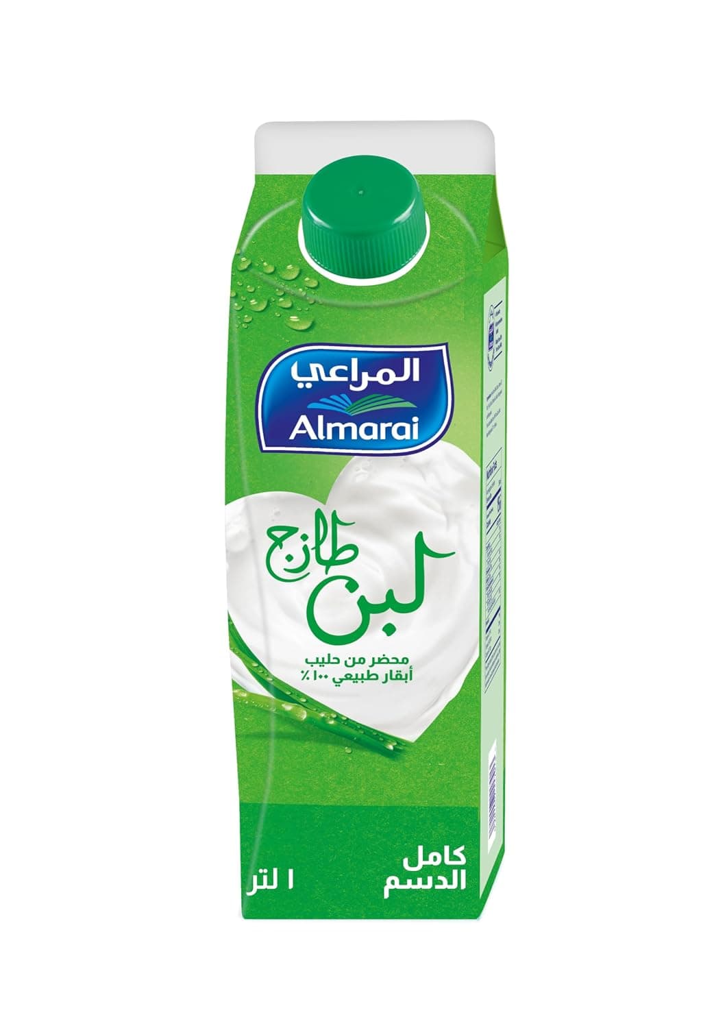 المراعي لبن تيترا طازج كامل الدسم 1 لتر