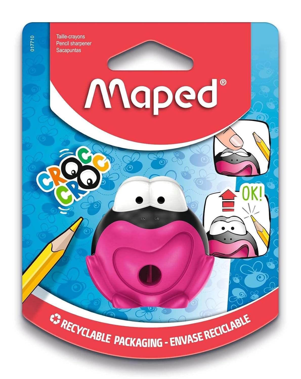 Maped Croc Croc Bunny Innovation One Hole Pencil Sharpener