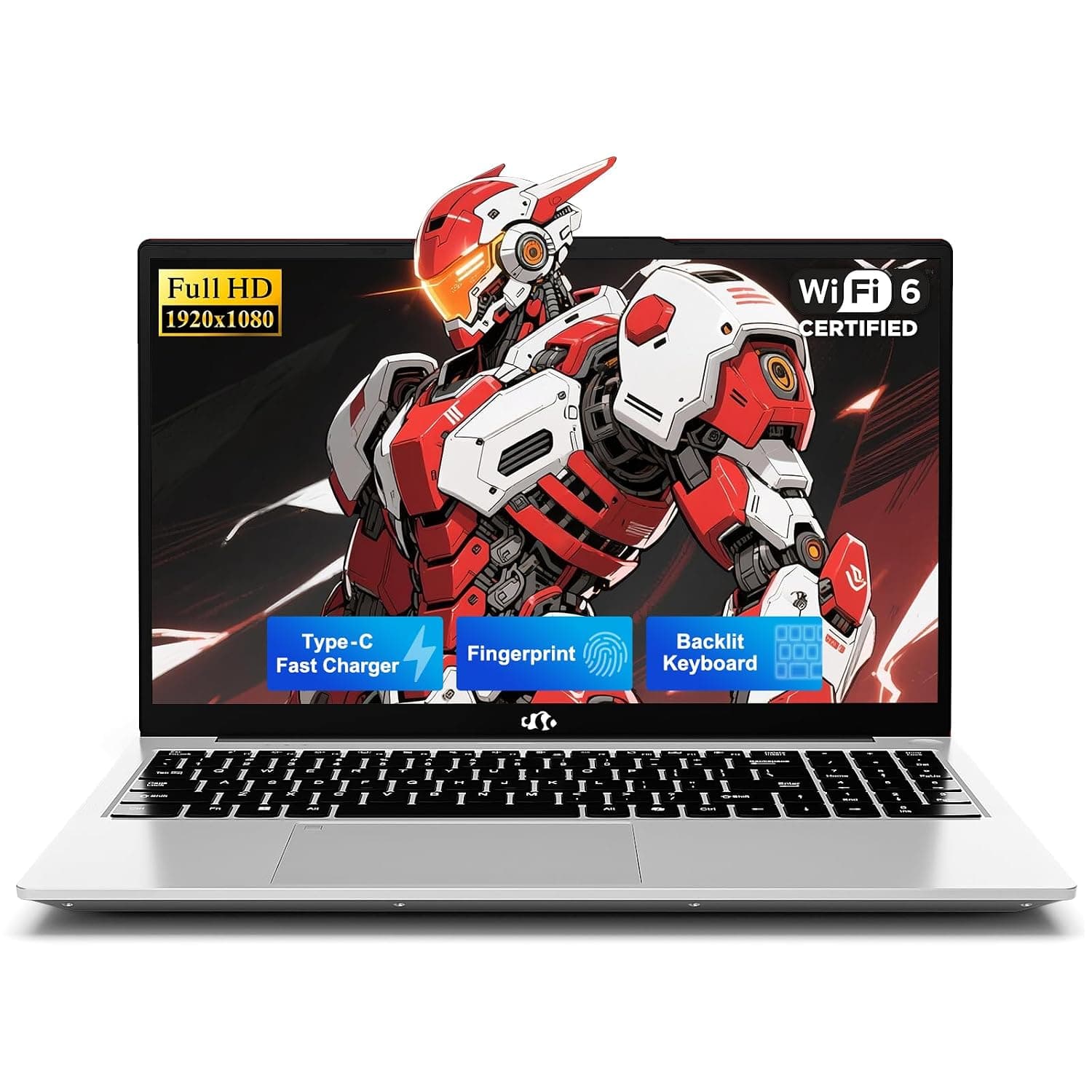 NIMO 15.6" FHD IPS Gaming Laptop, Ryzen 5 6600H (Up to 4.5GHz, Beat i7-1165G7) 16GB DDR5 RAM 512GB PCIe 4.0 SSD, Radeon 660M GPU, 100W PD Fast Charging, Fingerprint for Student & Business