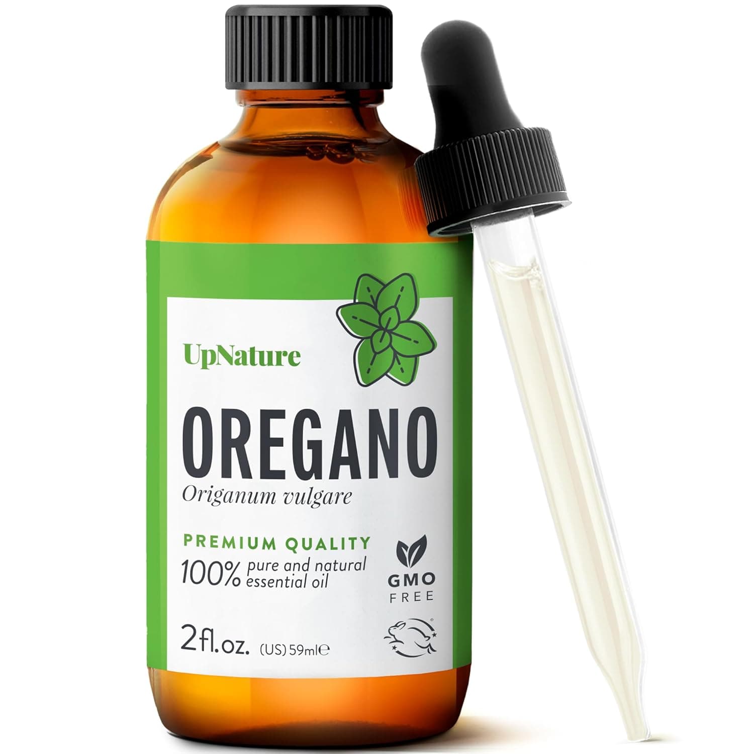 UpNature Oregano Oil - Huge 2oz - 100% Pure Oregano Essential Oil