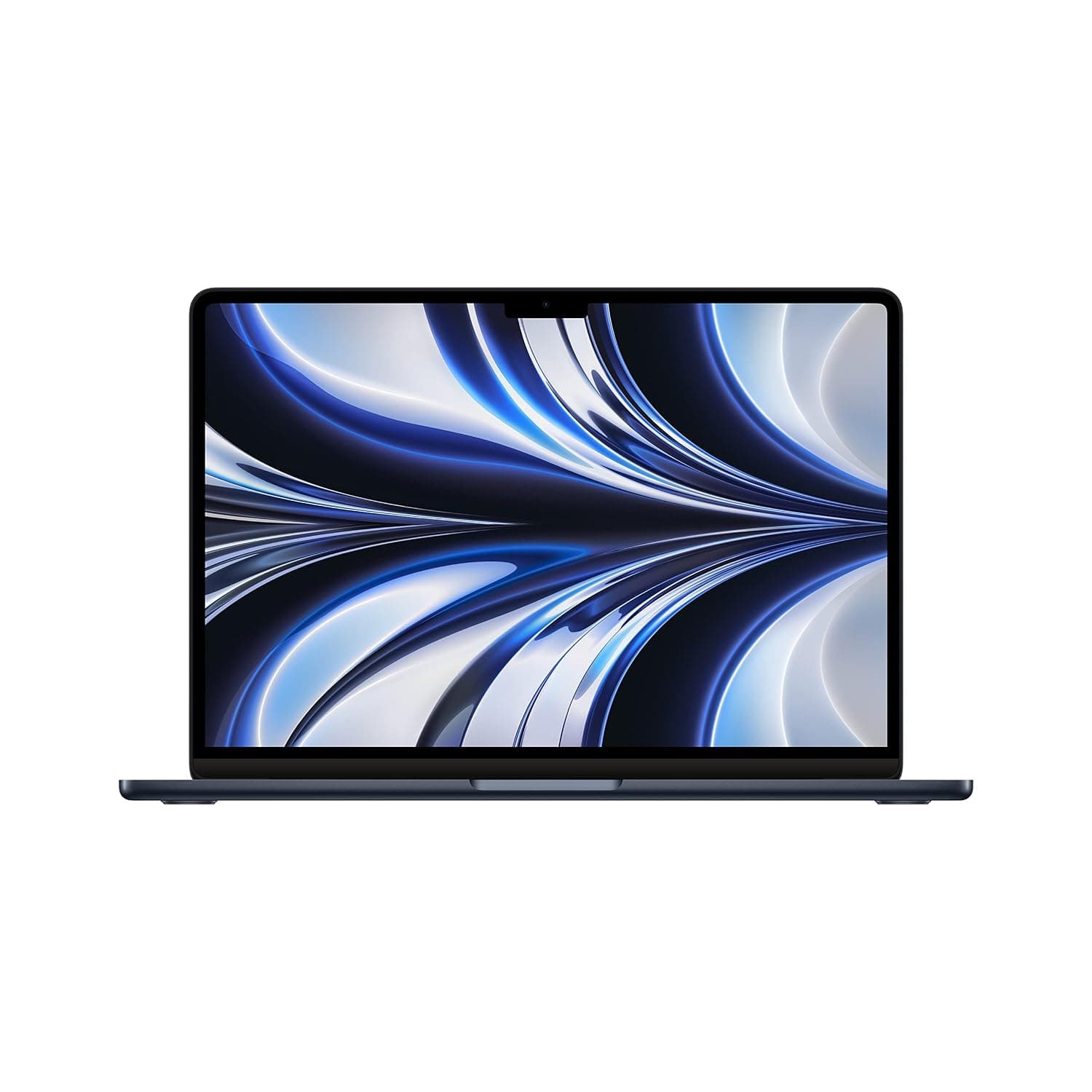 Apple 2022 MacBook Air laptop with M2 chip: 13.6-inch Liquid Retina display, 8GB RAM, 256GB SSD storage, 1080p FaceTime HD camera. Works with iPhone and iPad; Midnight; English (Renewed)
