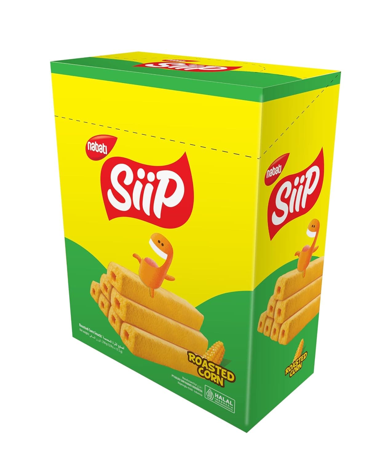 Siip Roasted Corn Flavoured Fingers 17g, 12-Pieces