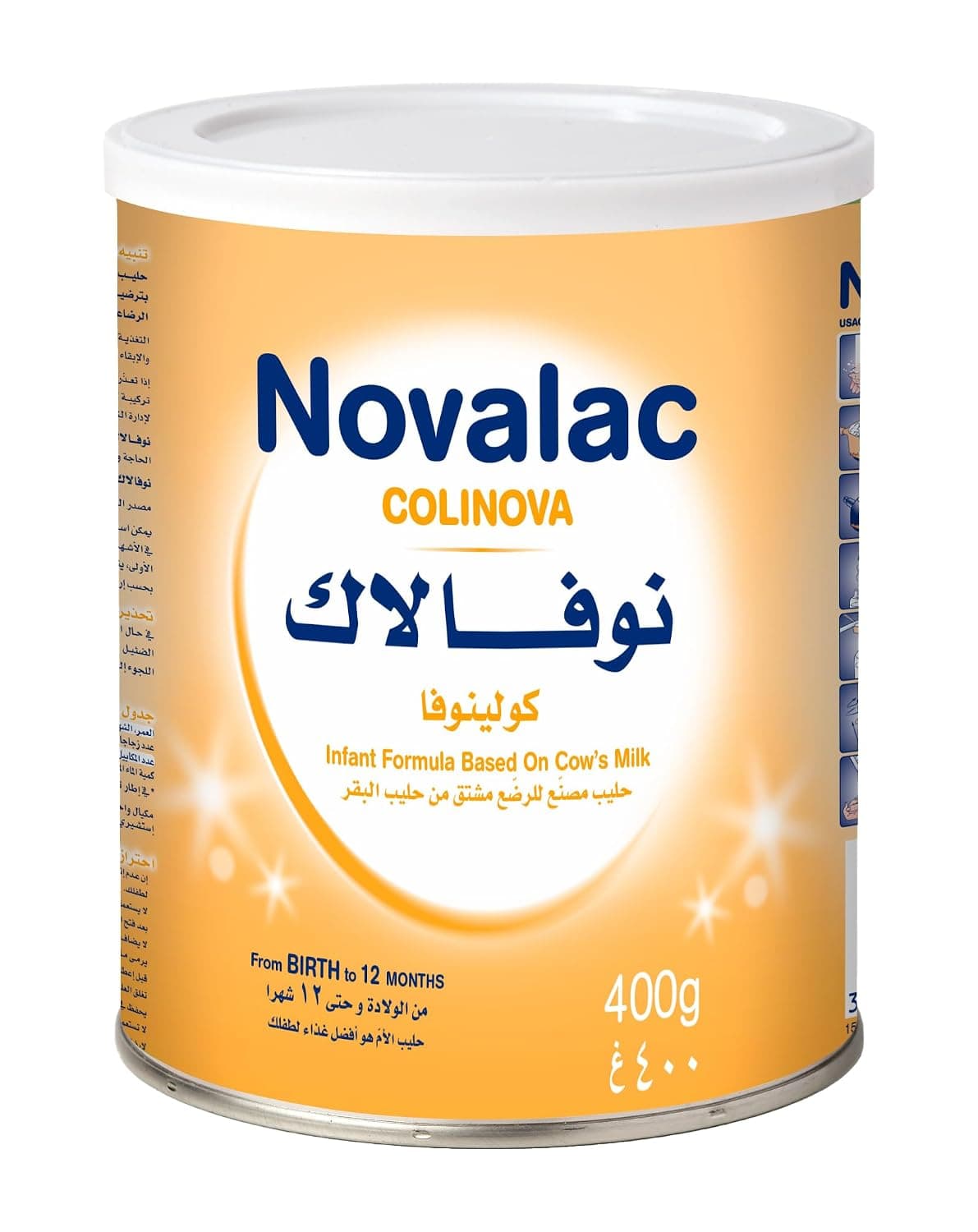 Novalac Colinova Anti-Colic Infant Milk Formula, 0-12 Months, 400 g