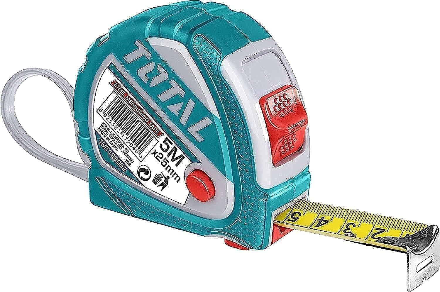 TOTAL TOOLS Steel measuring tape 5mx25mm - TMT126052