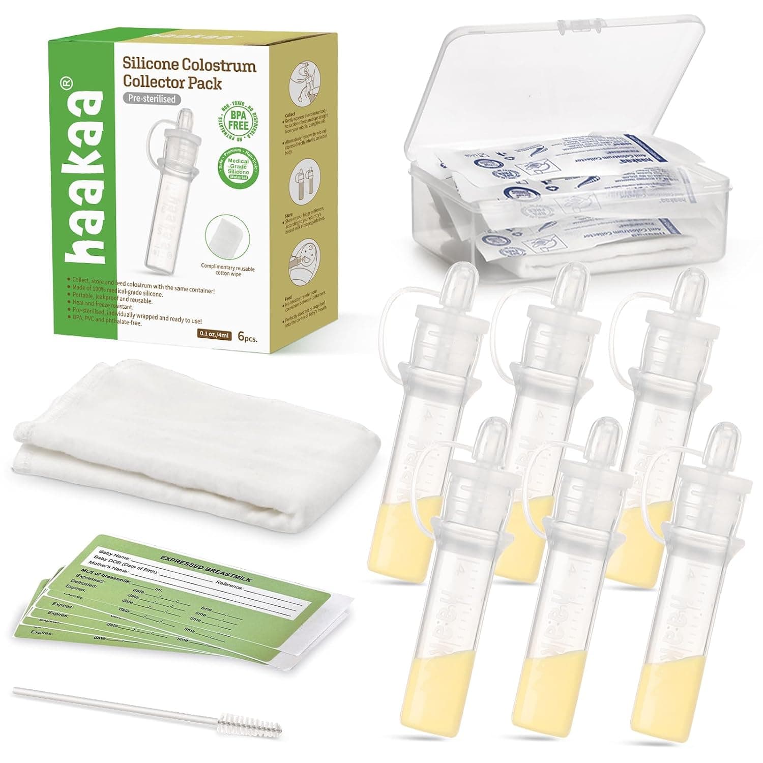 Haakaa Silicone Colostrum Collector Set 4 ml