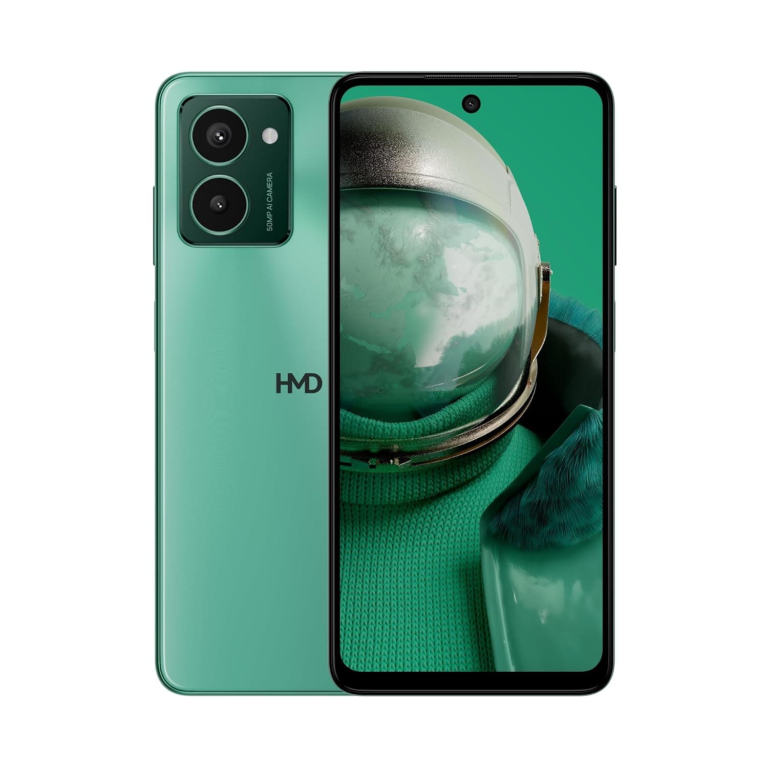 HMD Pulse Pro Dual-SIM 128GB ROM + 4GB RAM (GSM Only | No CDMA) Factory Unlocked 4G/LTE Smartphone (Glacier Green) - International Version