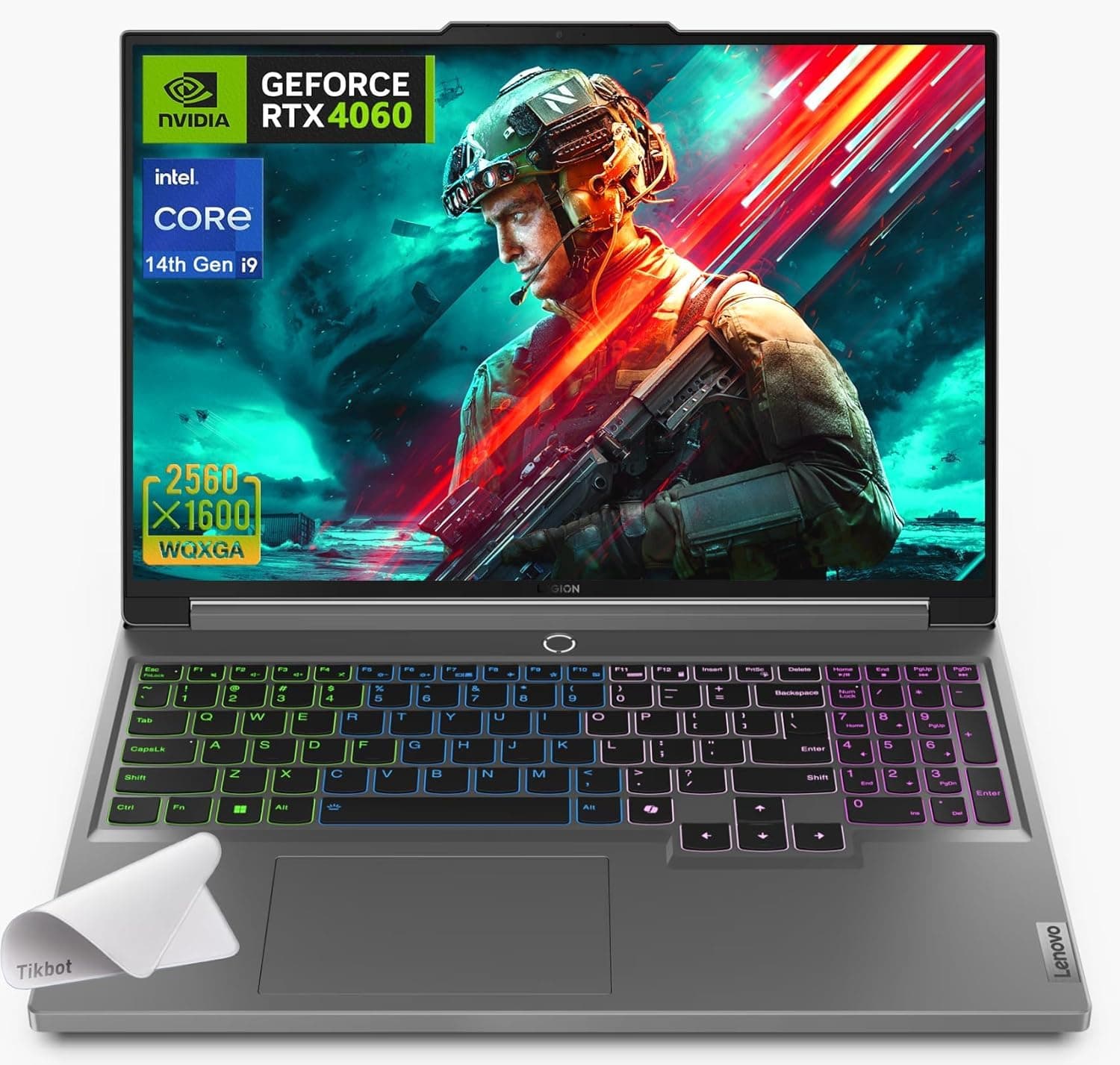 Lenovo Legion Pro 5i 16"" WQXGA (2560 x 1600) Gaming Laptop - i9-13900HX (24-Core) Processor-GeForce RTX 4060 (TGP 140W), Win 11 Home, w/Mouse Pad (32GB RAM | 2TB PCIe SSD), Black