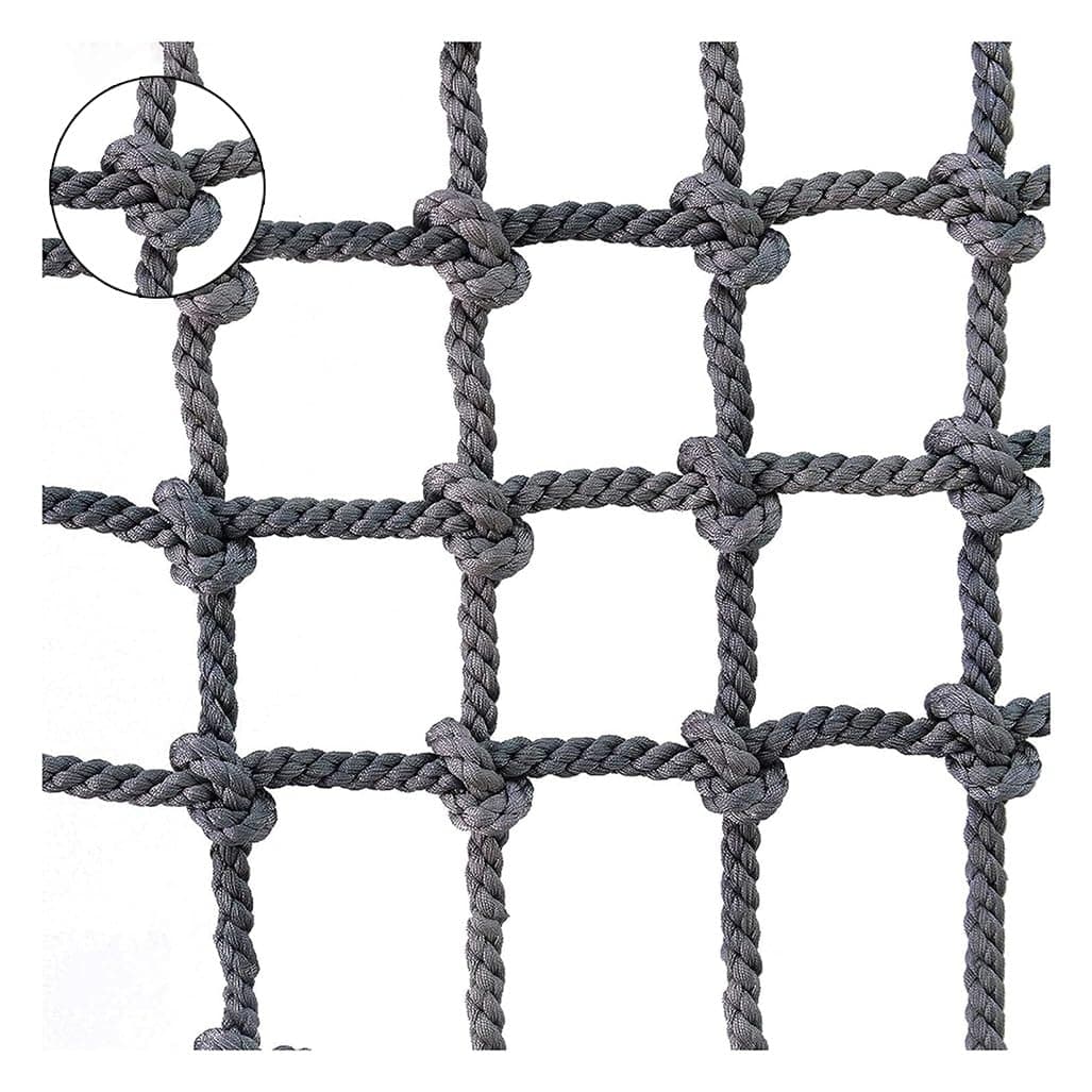 Kids Climbing Net, 10mm Rope, Fitness Training Equipment, Outdoor Play & Sports, 1x1m (3.3x3.3ft) for Daily Fun & Entertainment