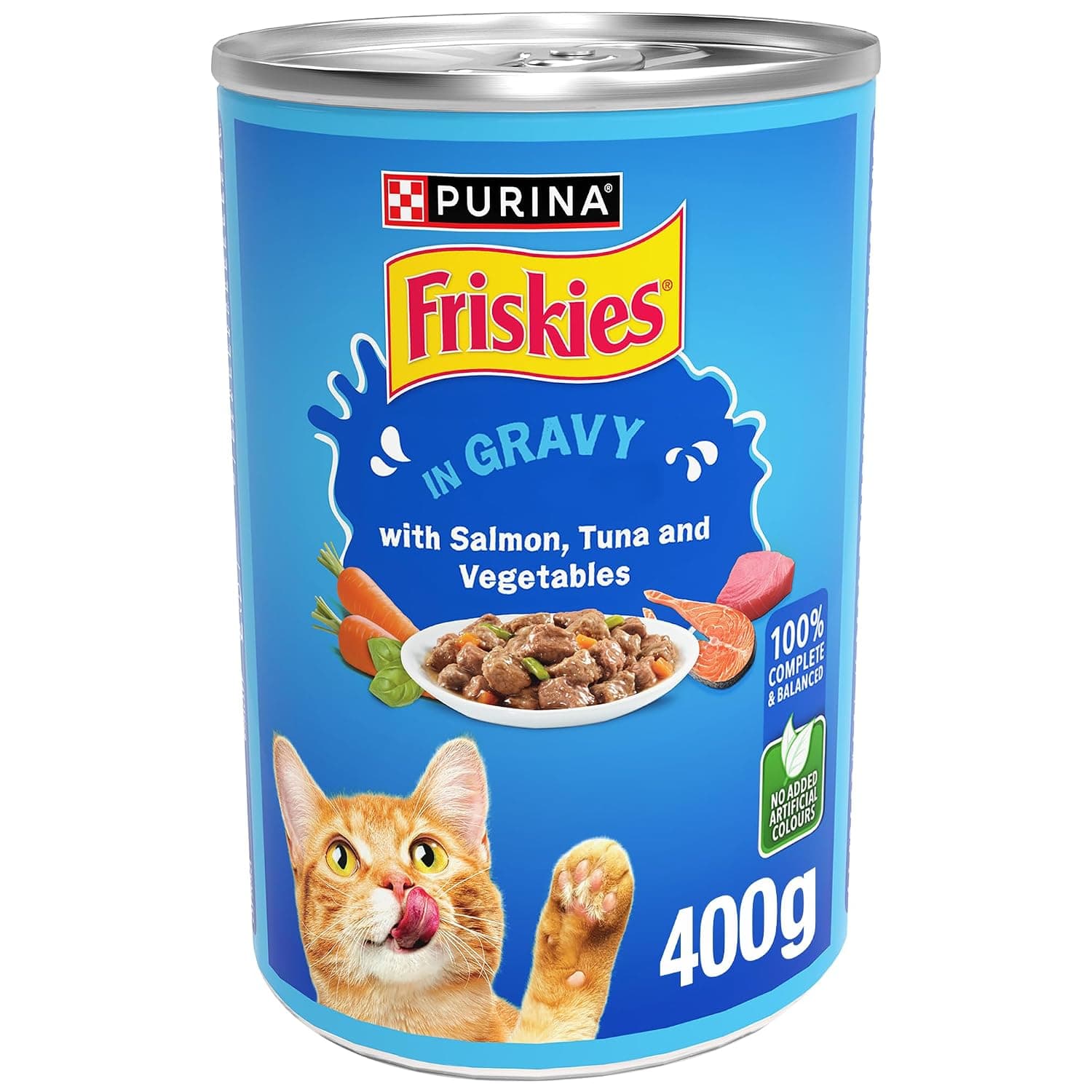 Purina Friskies Salmon Tuna & Vegetable (400g, Pack of 24)