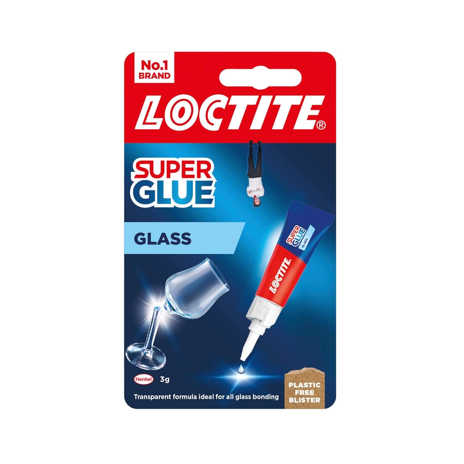 Loctite Glass Bond, glue for bond glass to glass, glass to metal, stained glass, crystal and tinted glass, dishwasher safe,Clear Super Glue for Glass,Acrylic,Crystal,DIY Craft,Mirror,Window,3g | Durable Clear Formula for Long-Term Reusability, Easy to Use, Bonds Glass Surfaces Instantly