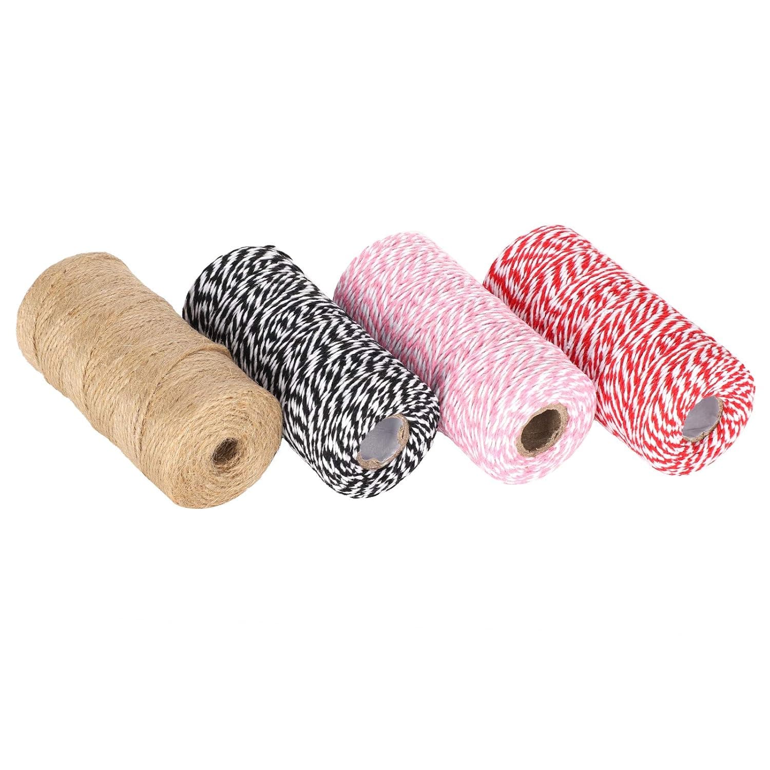 DIY Twine Rope, Craft Hand-Made Supplies Cotton Baker Twine, Soft and Durable Gift Wrapping for Garden, Arts and Crafts Home Decor, Packaging