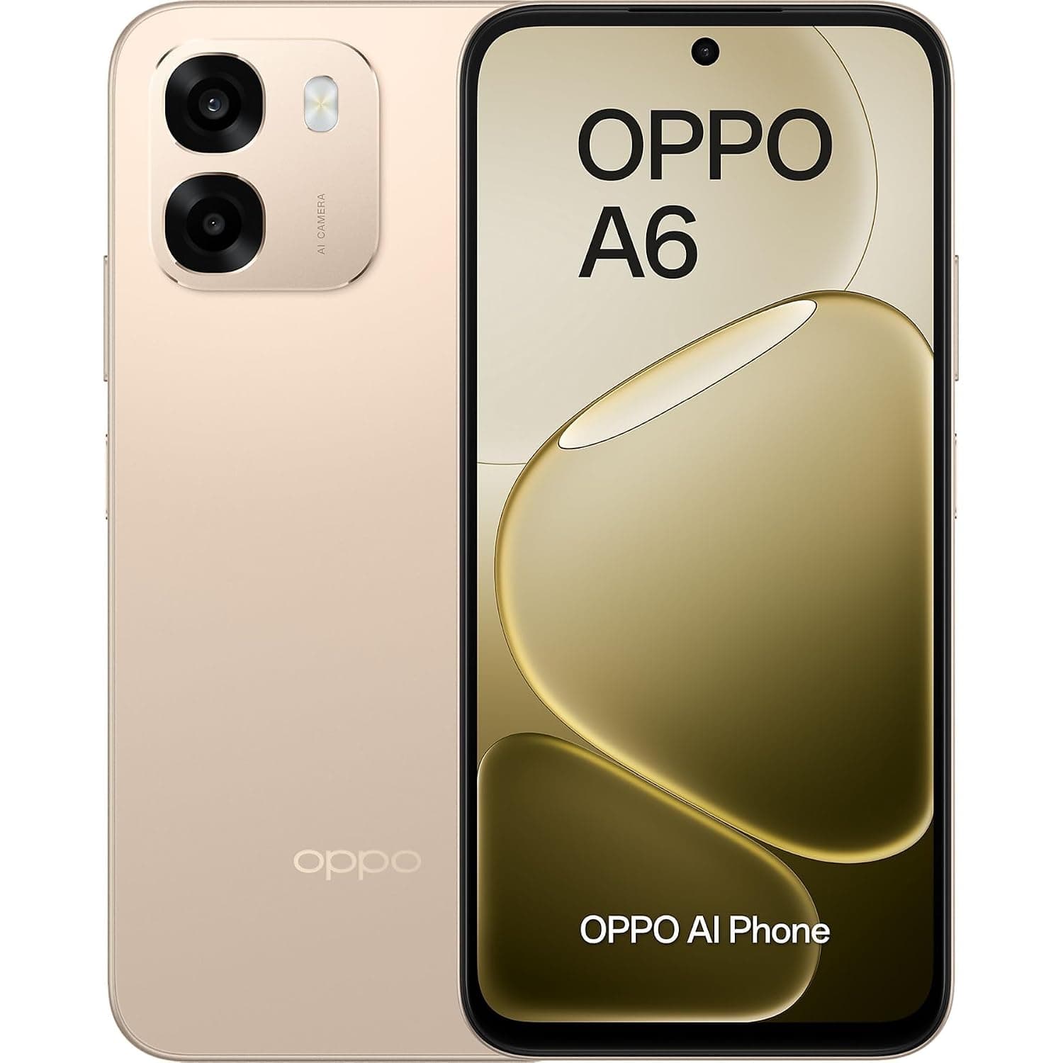OPPO A6 Dual-SIM 256GB ROM + 6GB RAM (GSM Only | No CDMA) Factory Unlocked 4G/LTE Smartphone (Aurora Gold) - International Version