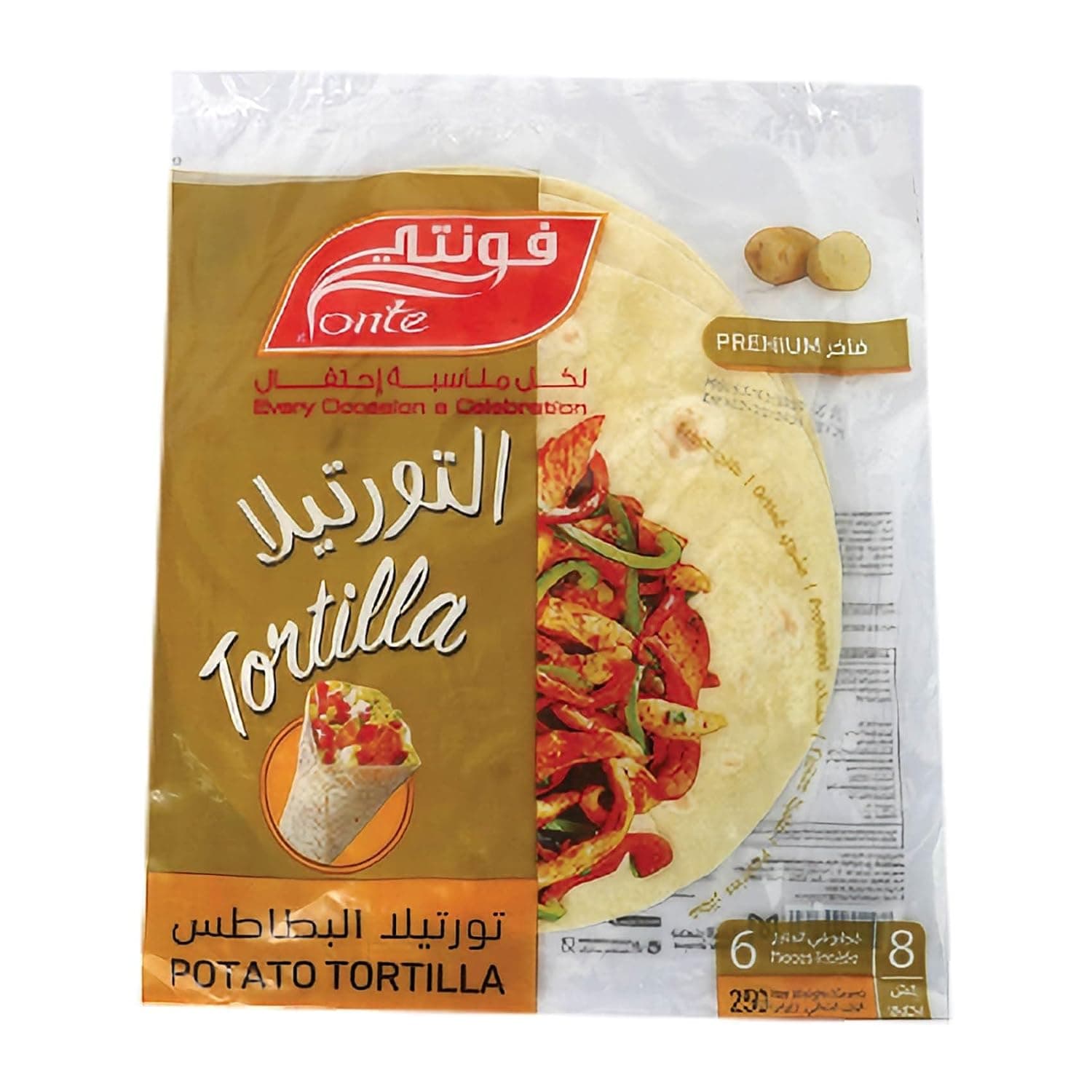 Fonte Potato Tortilla 6Pcs