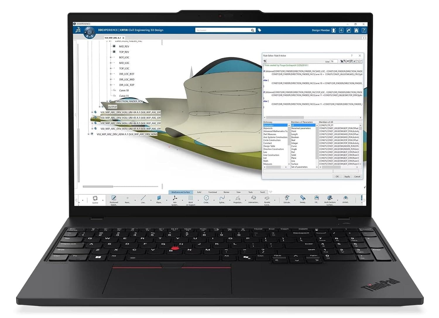 Lenovo 2025 ThinkPad P16s Gen 4 Mobile Workstation with 4K Dolby Vision 100%DCI-P3 OLED Touchscreen, 32GB DDR5 Memory, AMD Ryzen AI 7 PRO 350 Processor, 1TB SSD, Wi-Fi 7, and Win 11 Pro - Copilot+ PC