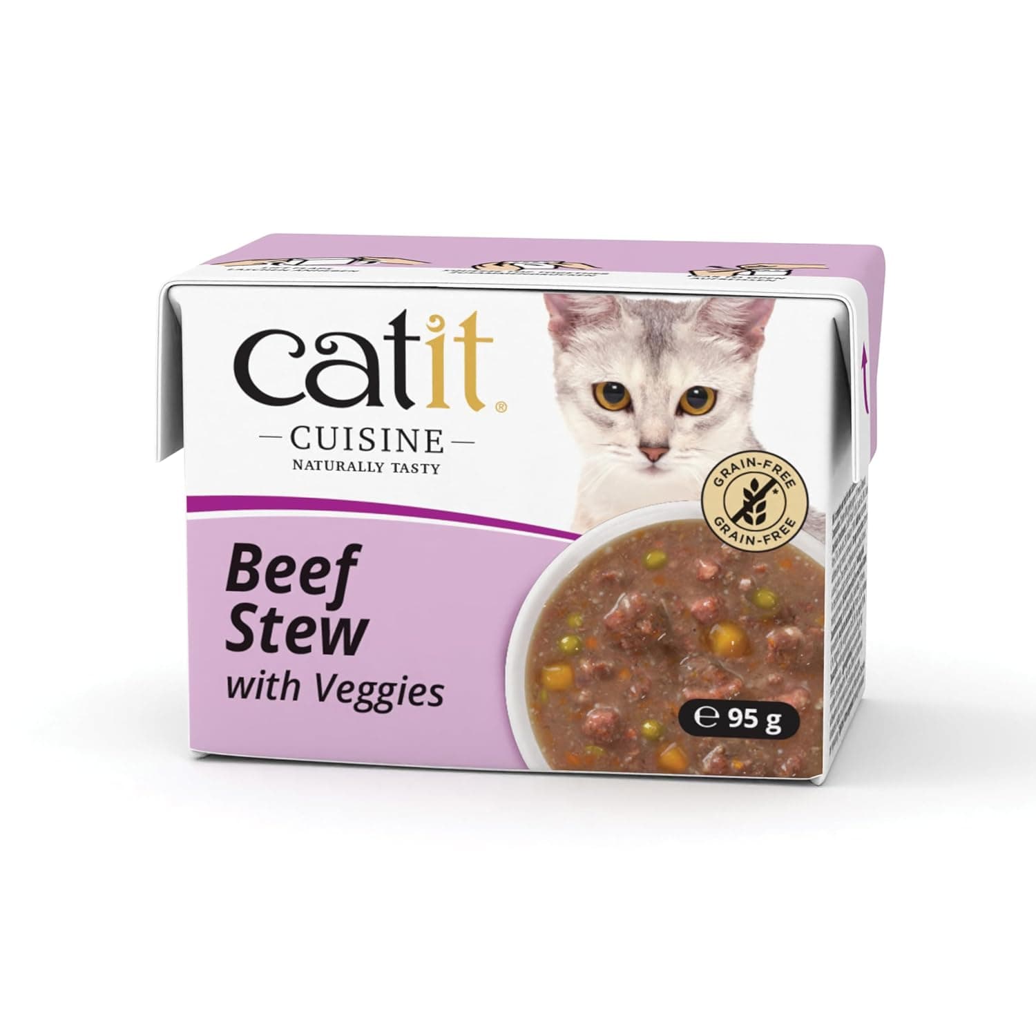 Catit Cuisine Beef Stew with Veggies 95g Tetra 12pcs/box