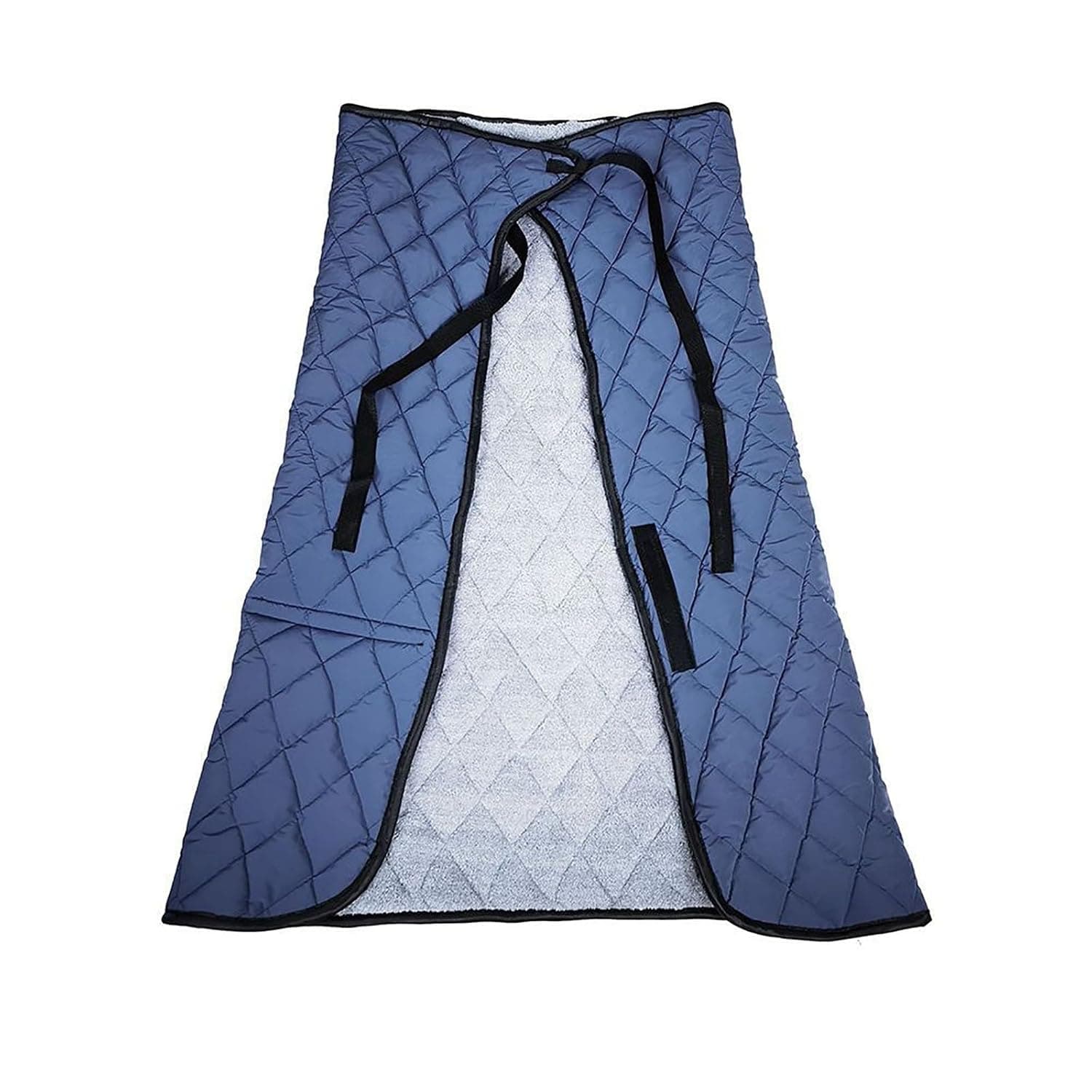 Winter Wheelchair Blanket, Waterproof Windproof Leg Warmer Cover, Warm Fleece Lined Knee Blanket, Protective Leg Cover for Wheelchair and Mobility Scooter(Blue)