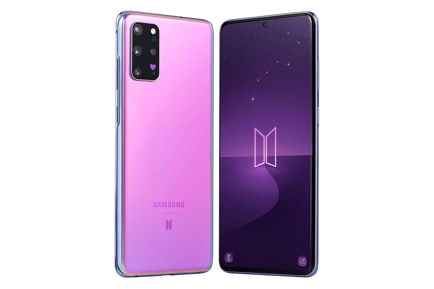 Samsung Galaxy S20 Plus BTS Edition Dual Sim - 128 GB, 12 GB Ram, 5G , Purple