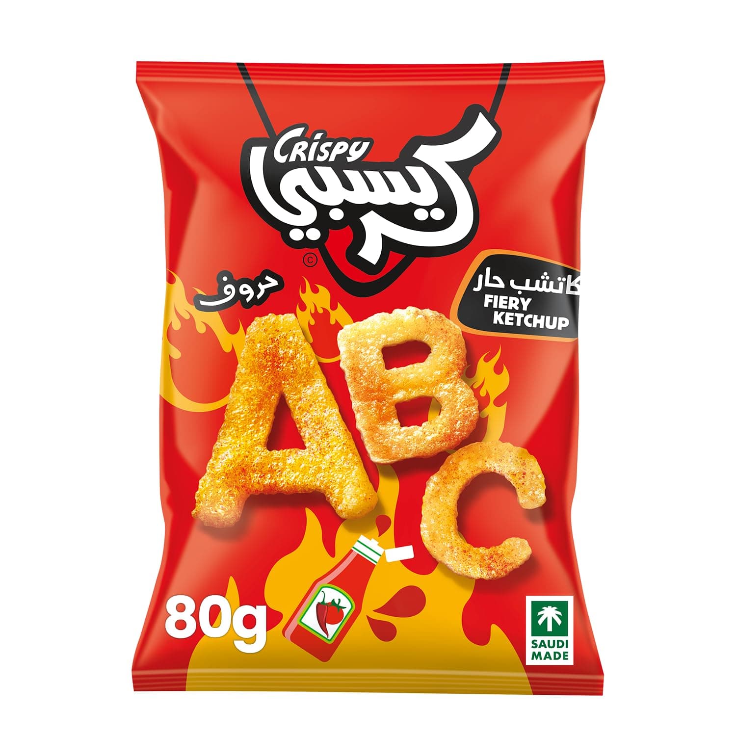 Crispy fiery ket snacks, 80g - pack of 1