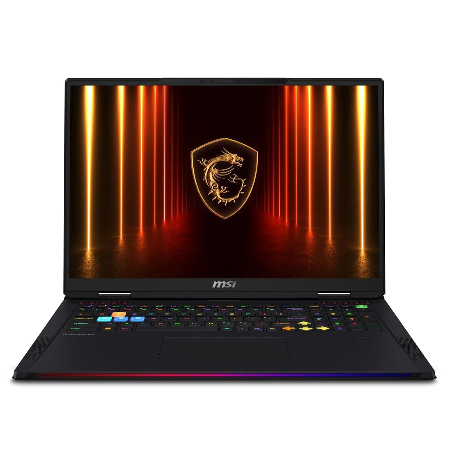 MSI Raider A18 HX 18” 120Hz UHD+ Gaming Laptop: AMD Ryzen 9-9955HX3D, NVIDIA Geforce RTX 5090, 64GB DDR5, 2TB NVMe SSD, Type C, Wi-Fi 7, Win 11 Pro: Black A9WJG-052US