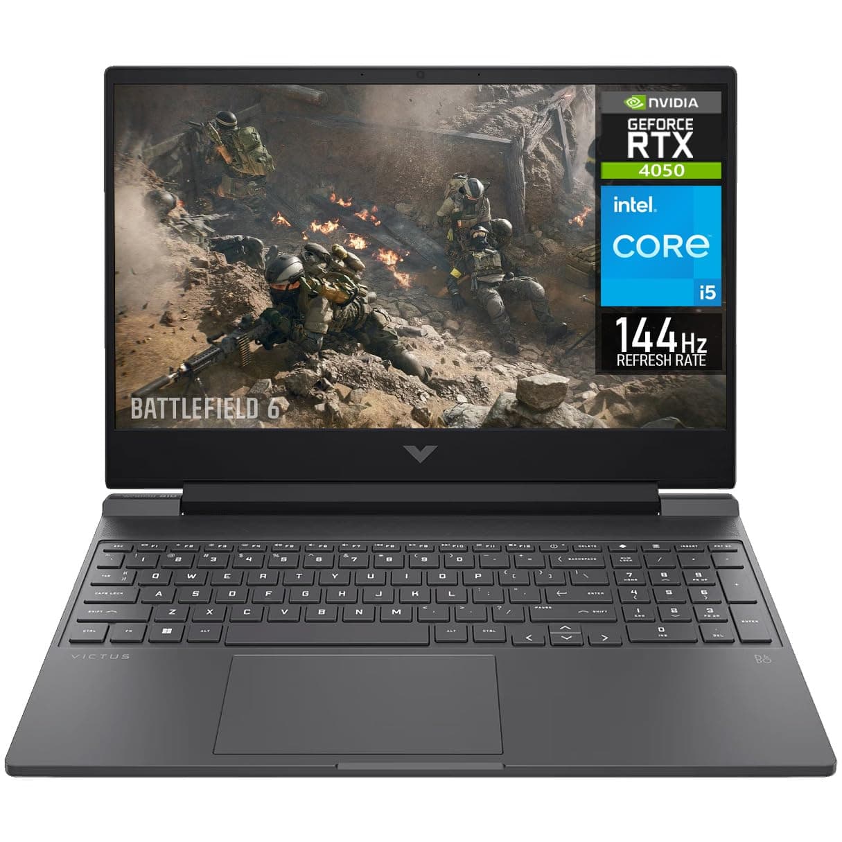 HP Victus NVIDIA GeForce RTX 4050 Gaming Laptop Intel Core i5 13420H 16GB RAM 512GB SSD 15.6" Windows 11 Home English Keyboard