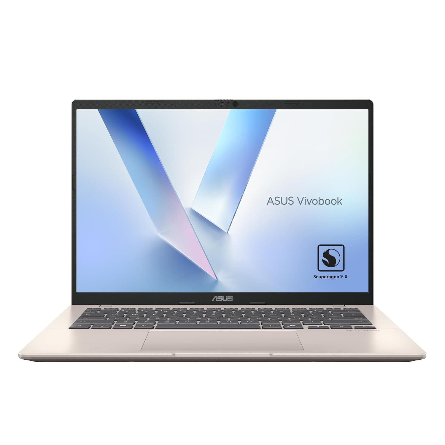 ASUS Vivobook 14 X1407QA-LY046W /Snapdragon X X126100 Purwa SE/16GB RAM/1TB SSD/14 inch WUXGA (1920x1200)/Windows 11 Home - Platinum Gold