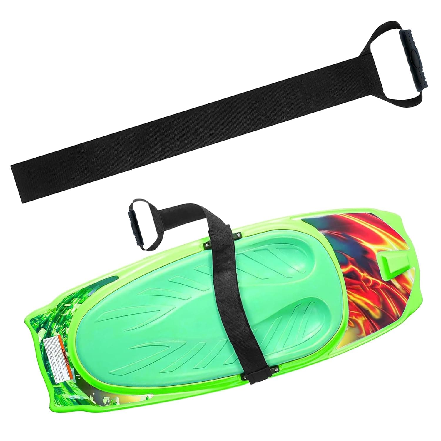 Replacement Padded Kneeboard Strap Boating Shock Water for Sport Waterboarding Kneeling Boarding Knee Surfing Board Strap, Sport, Boarding/Kneeling(Black)