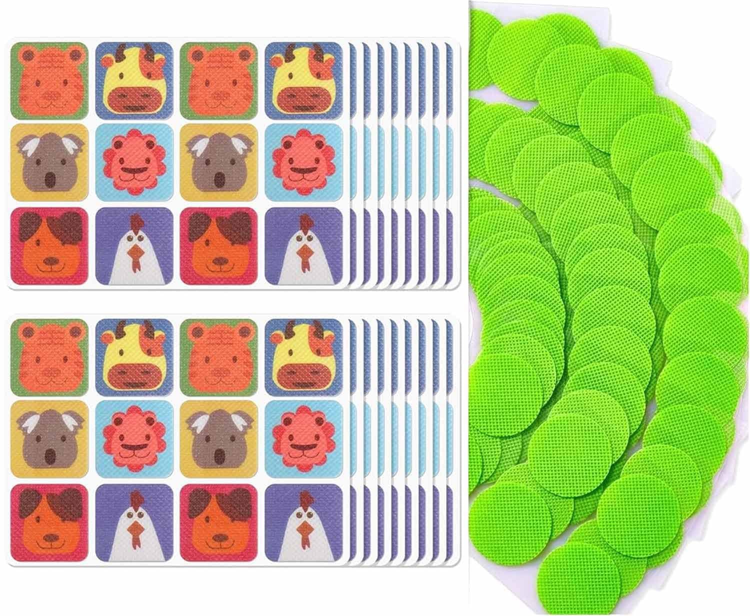 96 Pieces Mosquito Repellent Stickers, Deet-Free Mosquito Patches for Kids Babies Adults for Indoor Outdoor