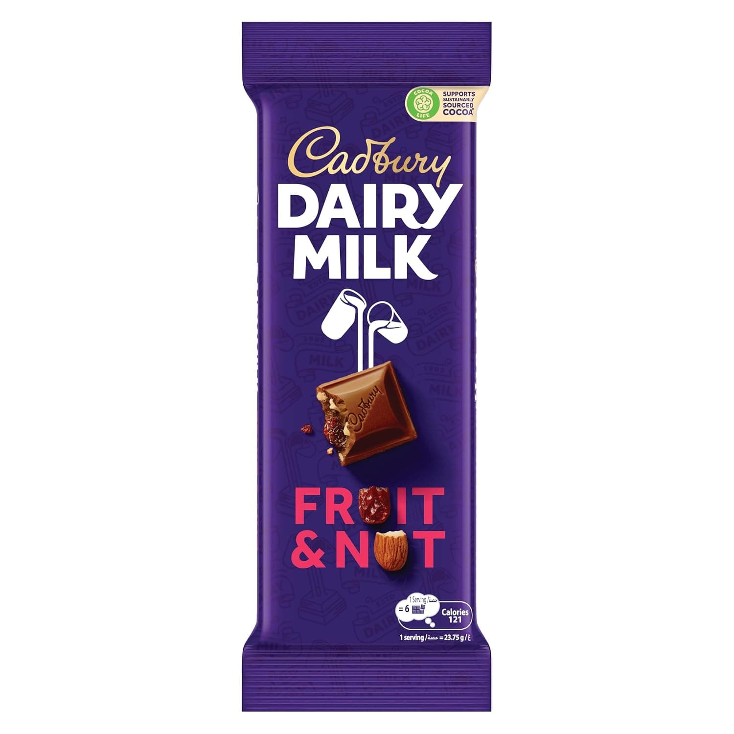 Cadbury Dairy Milk Fruit & Nut Chocolate 95G
