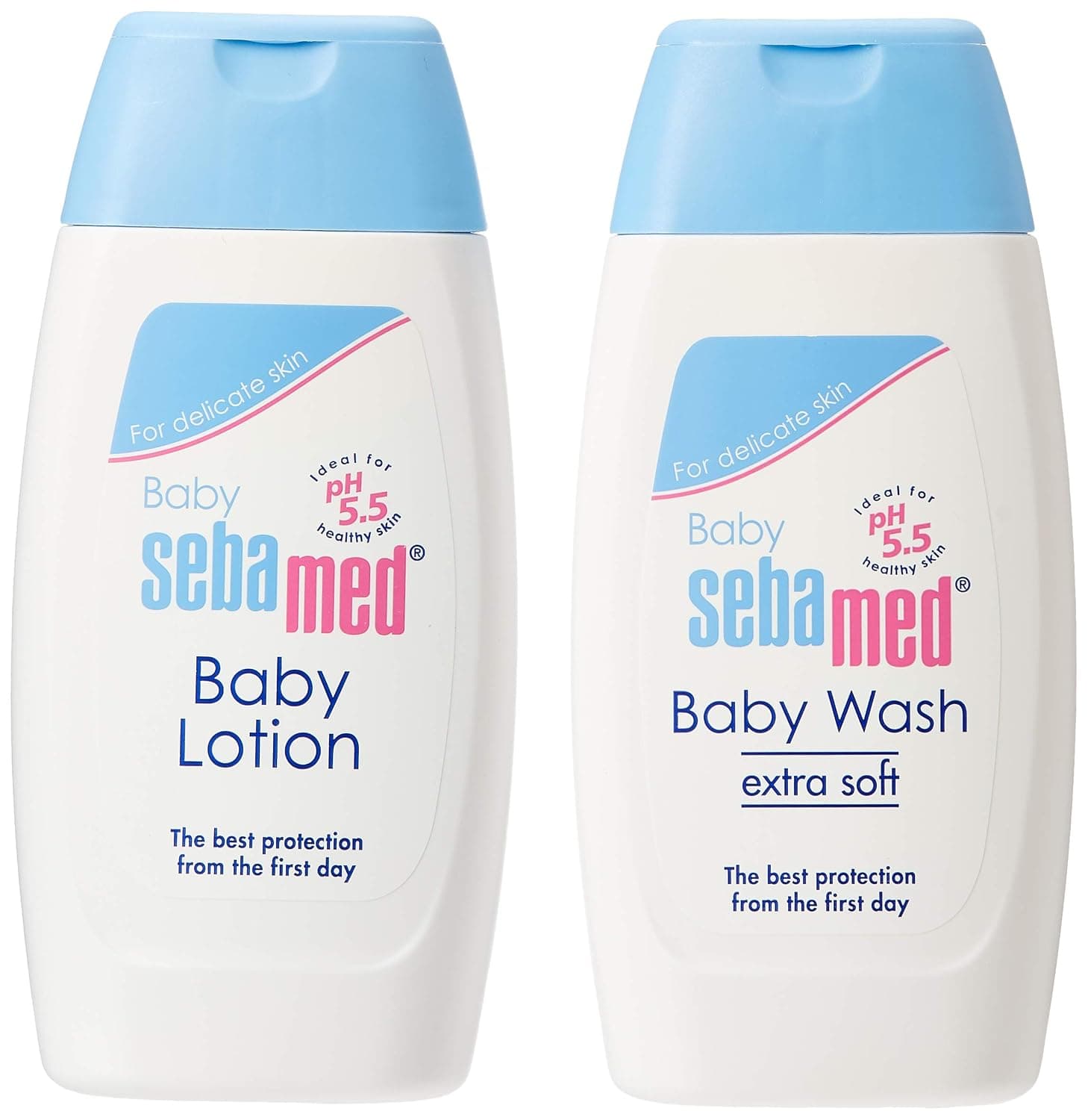 Sebamed Baby Wash and Baby Lotion, Pack of 2