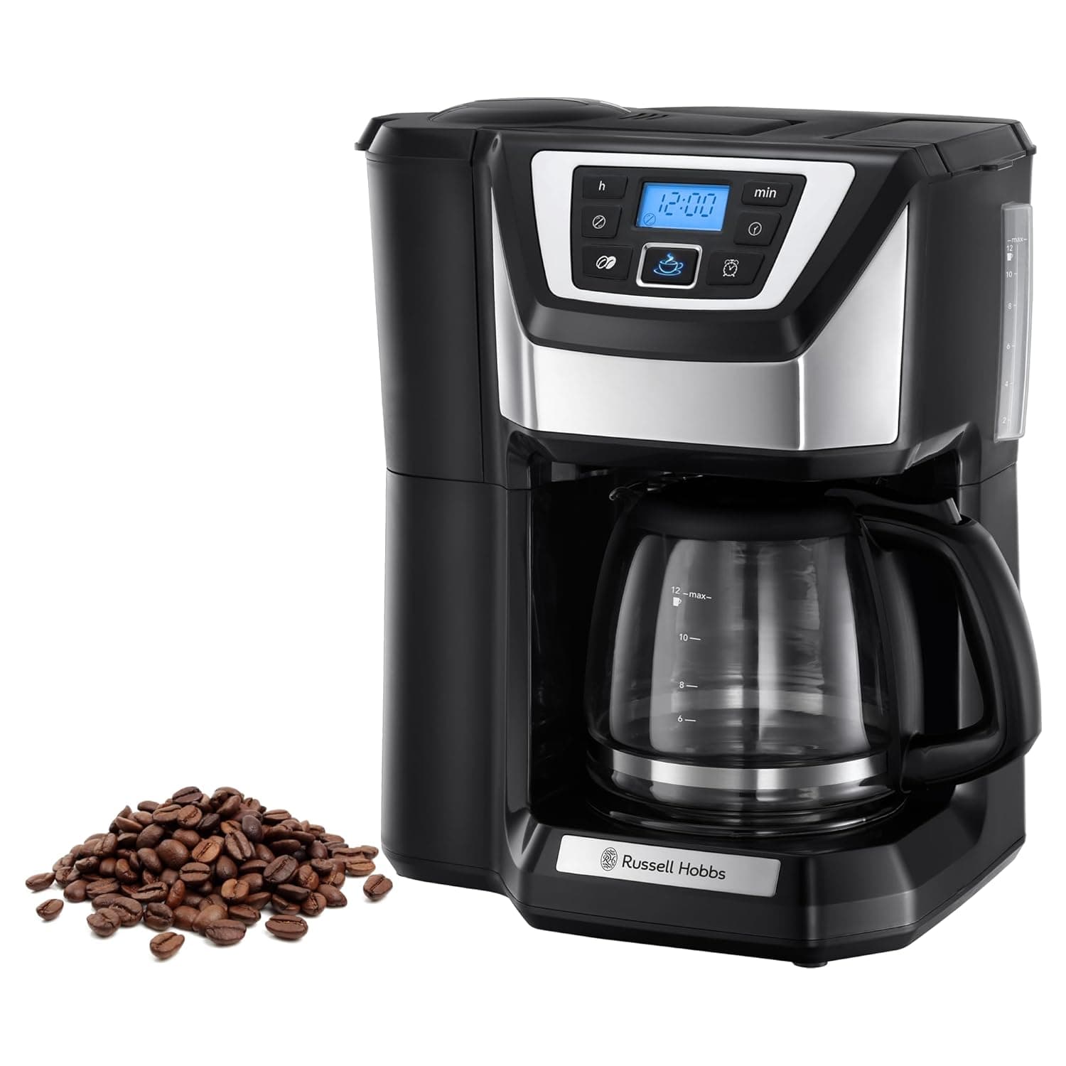 Russell Hobbs Victory Grind & Brew Coffee Machine, black/silver, 22000 56