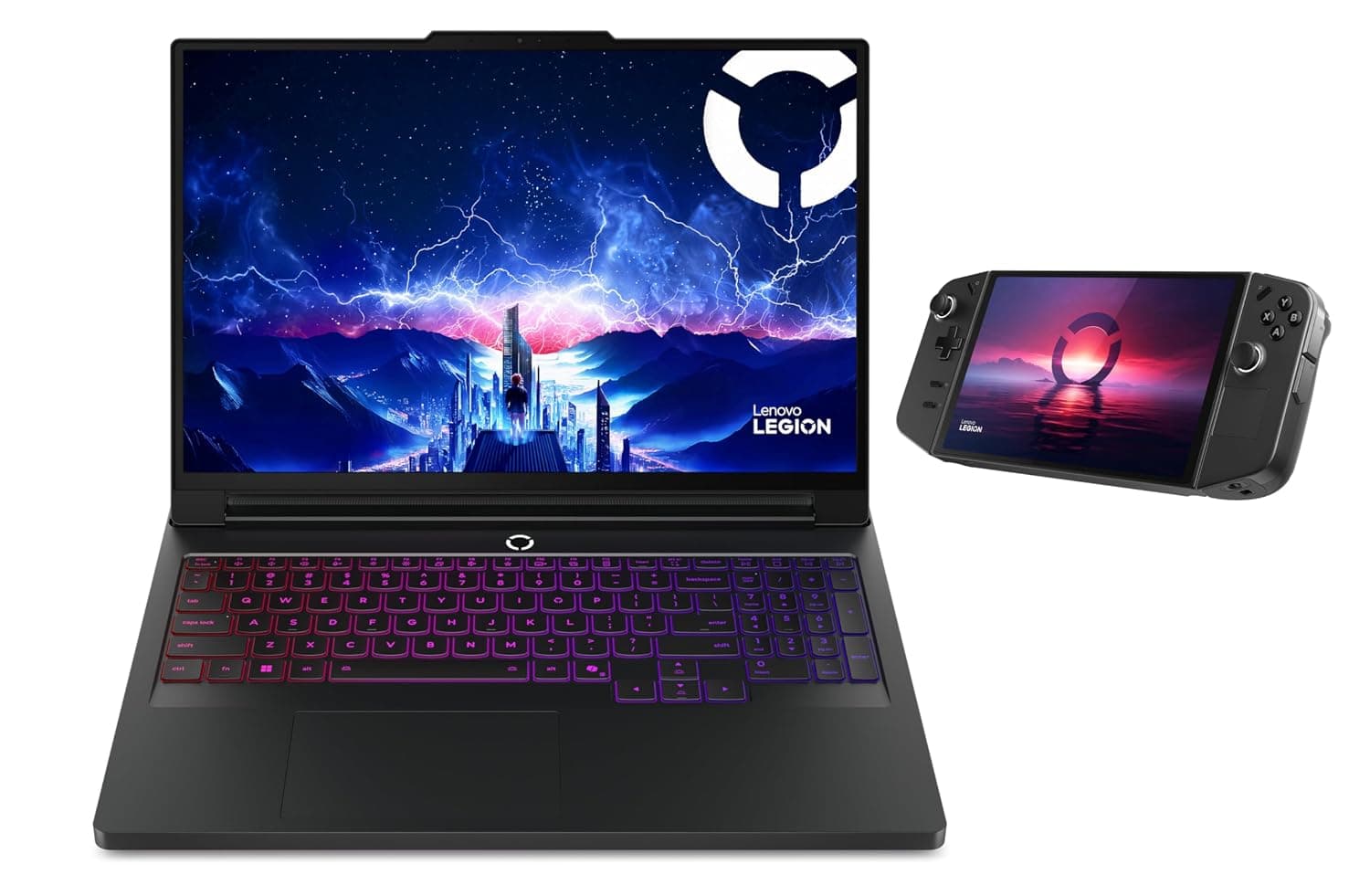 Lenovo Legion Pro 7 With free Legion GO RZ1-Extreme, Intel Ultra9 275HX, 16GB RTX 5080, 64GB RAM, 2TB SSD, W11 + 2yrs Premium Care on Legion Pro 7