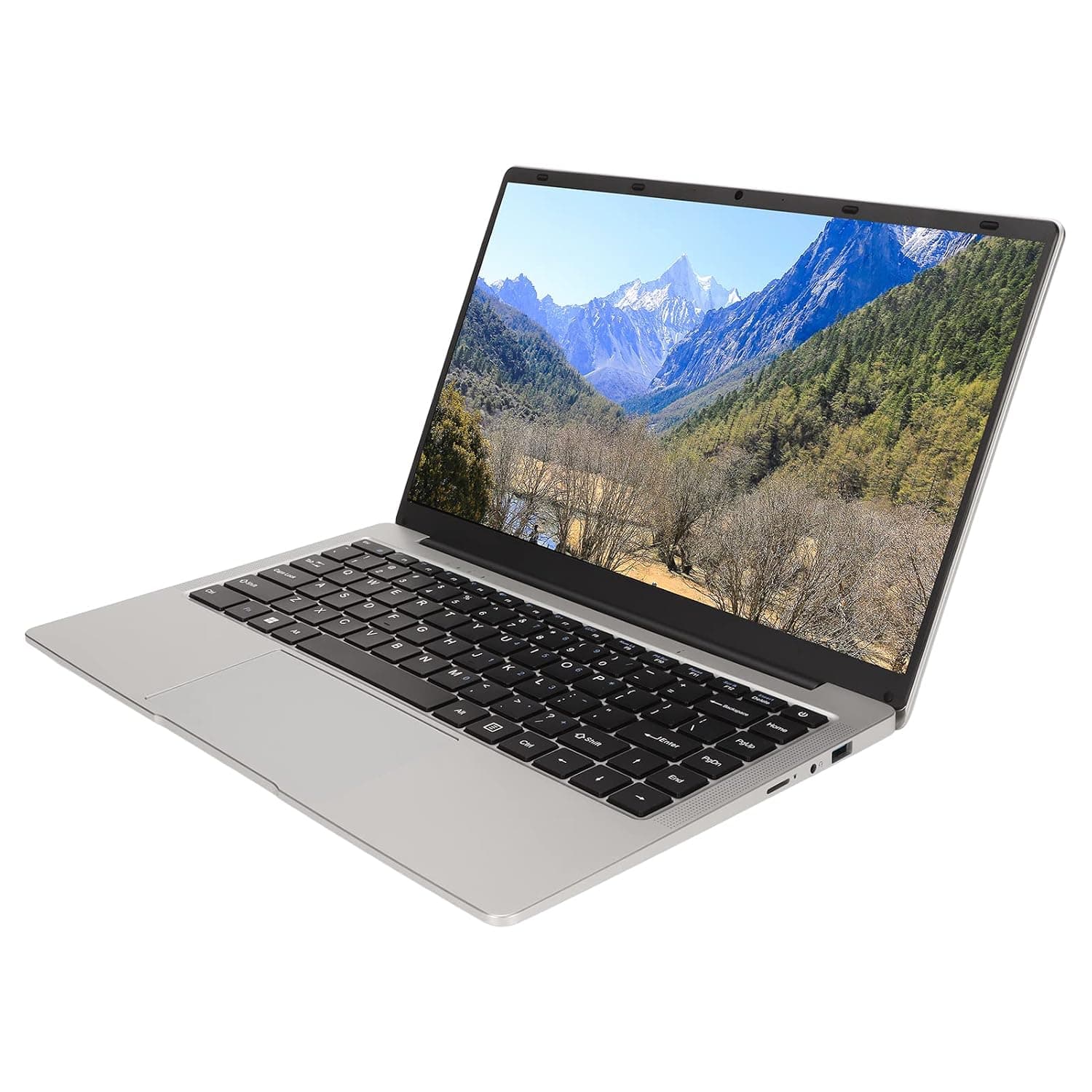 14in FHD IPS Laptop, For Intel J4105 Quad Core and Four Thread, LPDDR4 6GB RAM, Portable Laptop For Windows 10 (Color : 6G 256G)