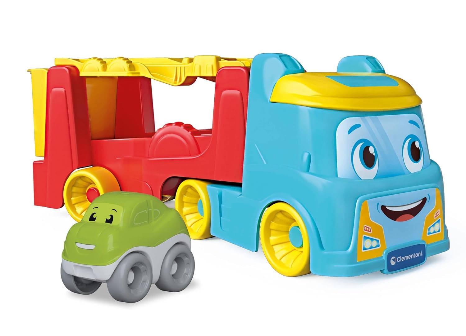 Clementoni Baby Infant Tumbling Cars Truck-Early Development & Activity, Sensory Learning Toys, Gift Toddler 12 Months, Kids 1 Year, Made in Italy, 17892, Multicolour