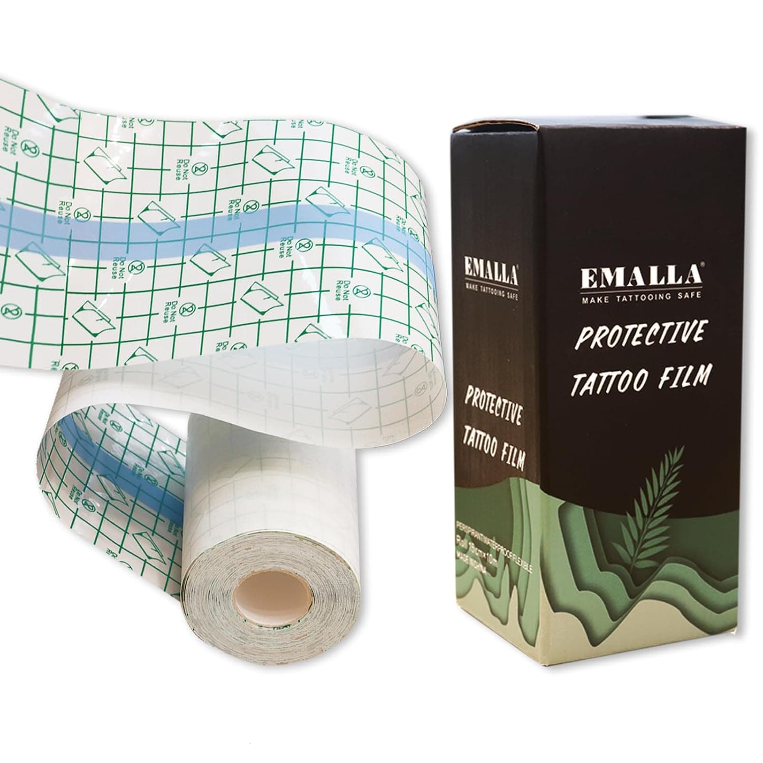 Tattoo Aftercare Bandage - Beoncall Second Skin Bandage Tape 6in×10yd | Tattoo Bandage Waterproof Tattoo Wraps For Healing Tattoo supplies Tattoo Kit
