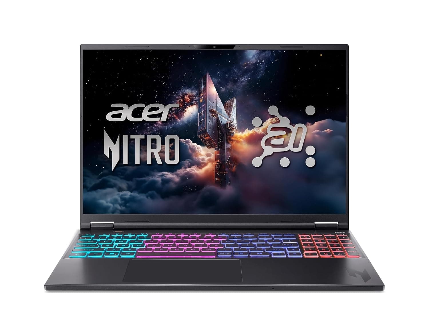 acer Nitro 16S AI Copilot+ PC Gaming Laptop | AMD Ryzen AI 9 365 Processor | NVIDIA GeForce RTX 5070 Ti Laptop GPU | 16" WQXGA IPS 180Hz Display | 32GB DDR5 | 2TB Gen 4 SSD | Wi-Fi 6E | AN16S-61-R5K4