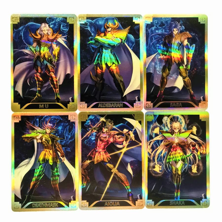 SA-LUX - 12pcs/set Seiya Original Hangzhou Citys Тоуs Collection Book Hobbies Hobby Collectibles Game Collection Anime Cards