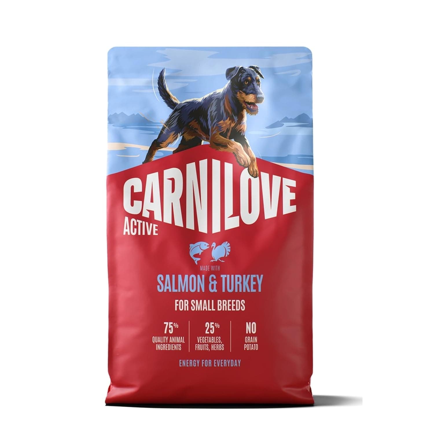 Carnilove Active Salmon & Turkey Dry Dog Food for Small Breeds 4KG