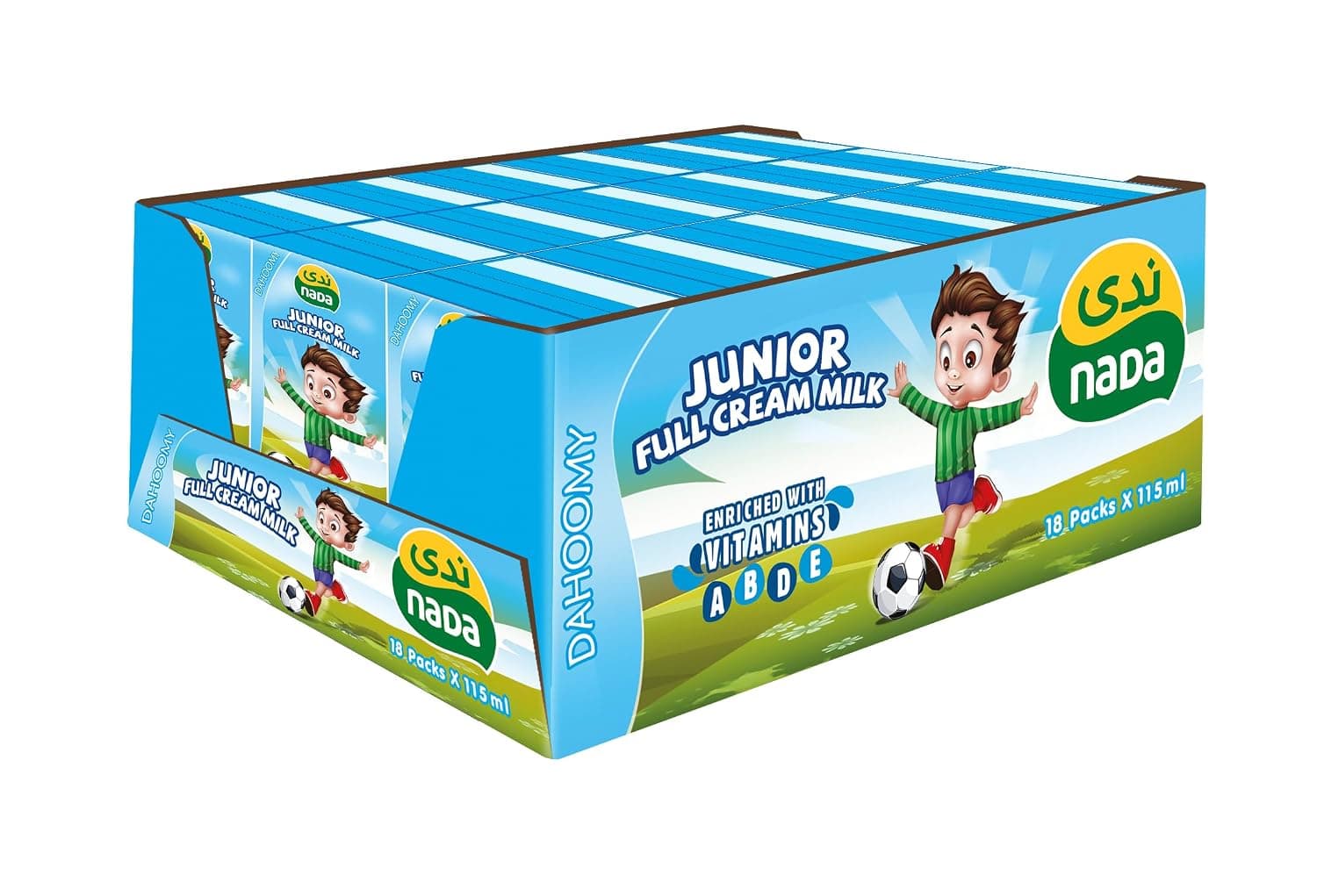 Nada UHT Tetra Milk, 18 X 115 ml - Pack of 1