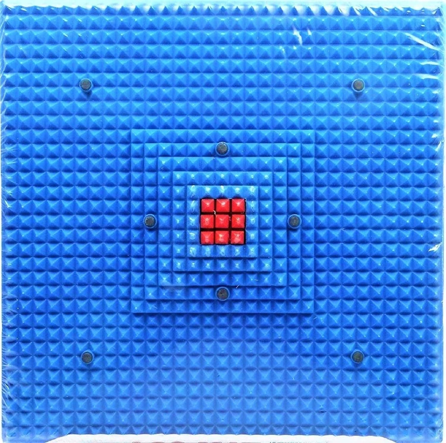 Manual Acupressure Reflexology Magnetic Pyramidal Therapy Energy for Pain Relief Power Foot Health Deluxe Mats, Random