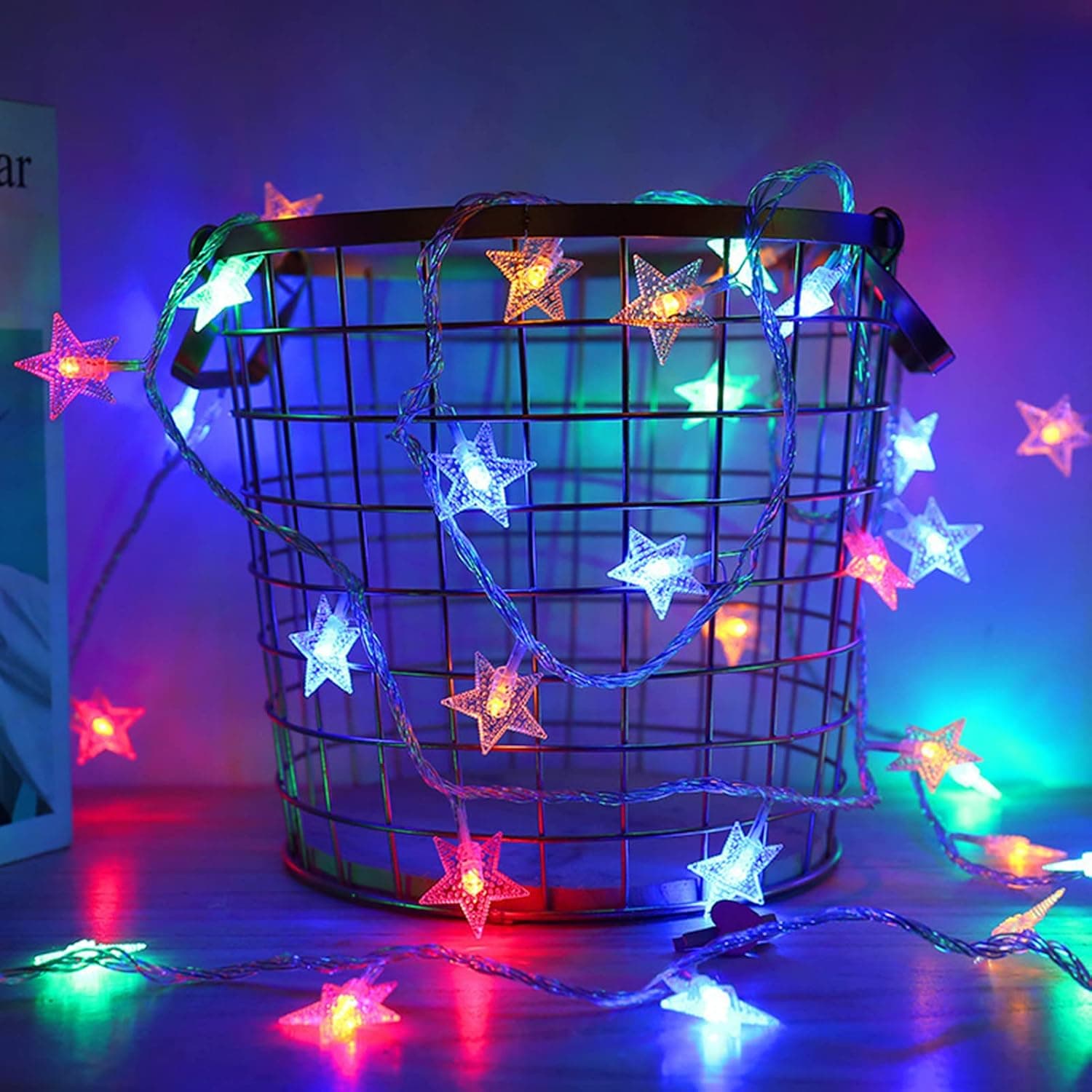 Fawoonu Star USB String Light Room Decoration Holiday Party Light Outdoor Camping Decorative Modeling Lamp